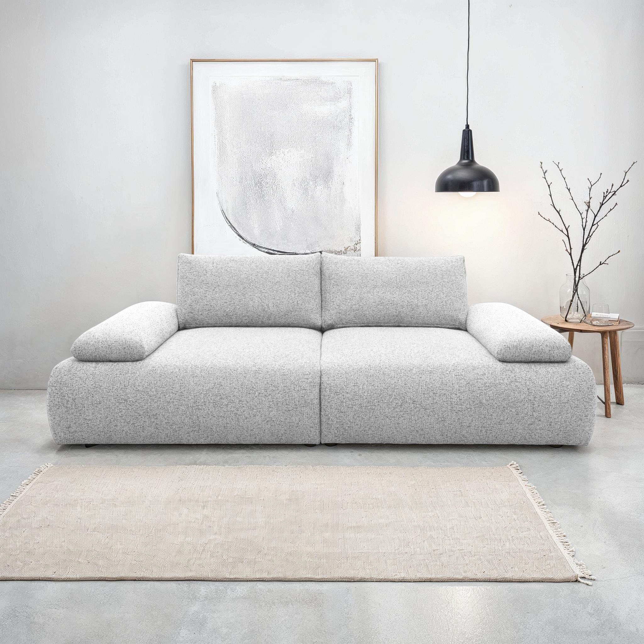 DOMO collection Big-Sofa »Évora Megasofa Breite 244 cm« Federkern, inkl. Ar günstig online kaufen