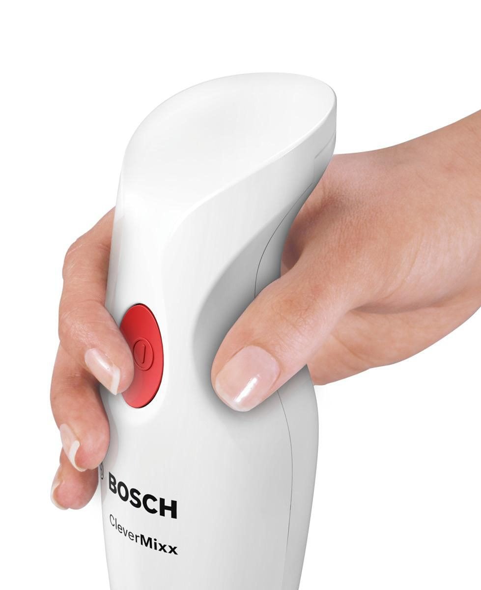 BOSCH Stabmixer »CleverMixx MSM14000, abnehmb. Mixfuß, 4 Klingen, weiß«, 400 W, bpa-frei, Made in Europe