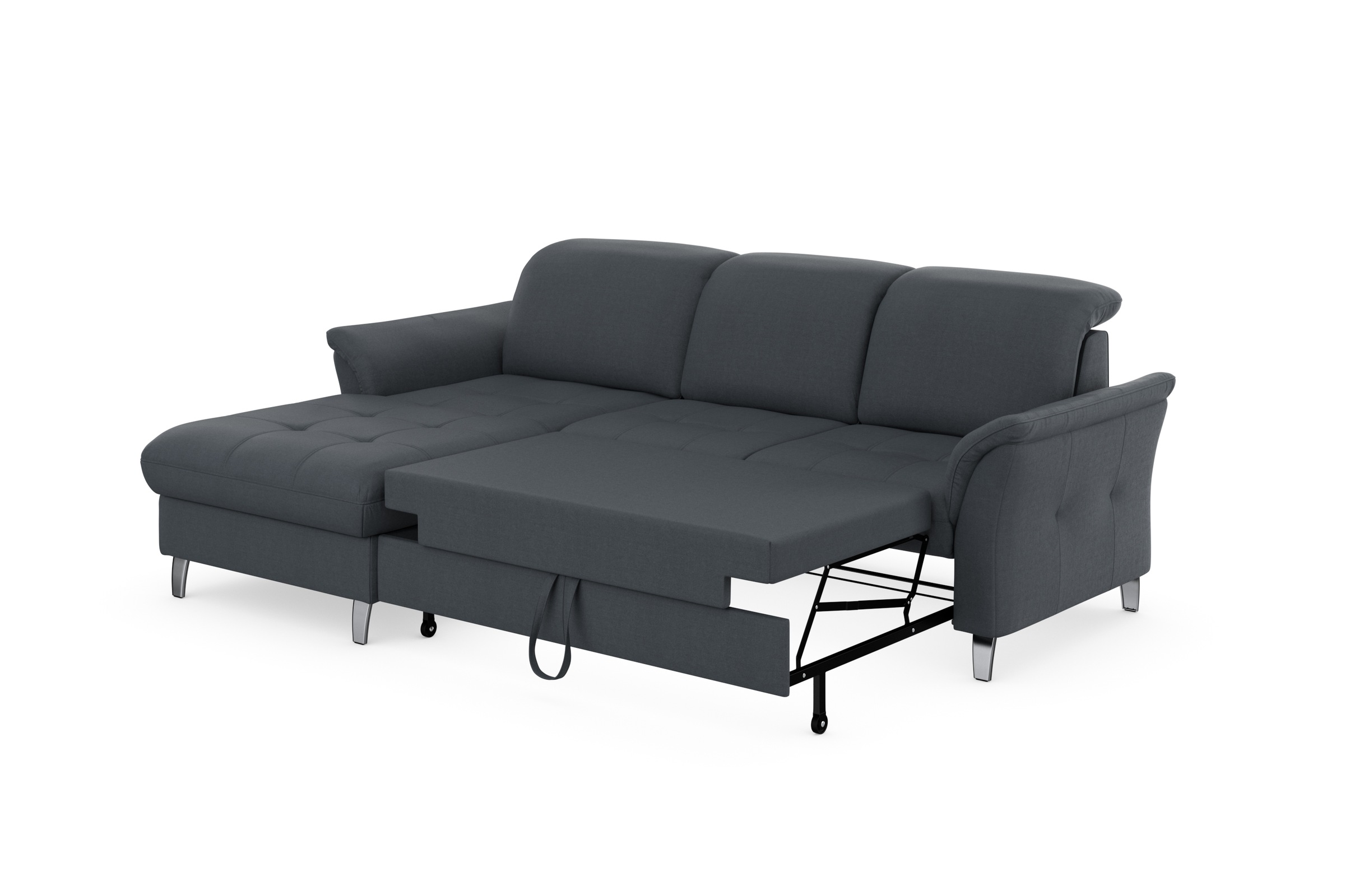 sit&more Ecksofa »Maggiore L-Form«, wahlweise mit Kopfteilverstellung, Bettfunktion und Bettkasten