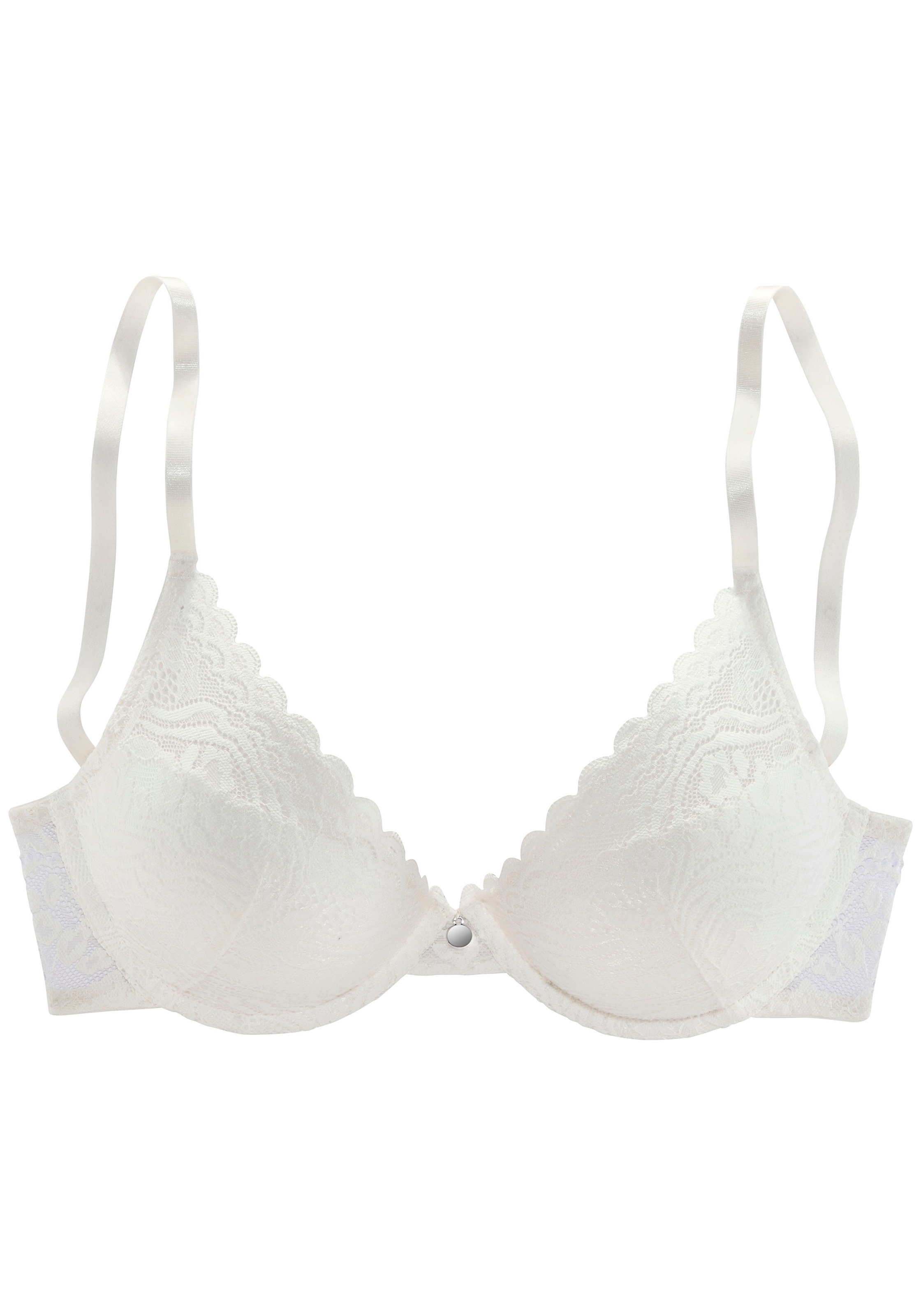 s.Oliver Push-up-BH »Danielle«, aus dezent transparenter Spitze in blumiger Optik, Dessous