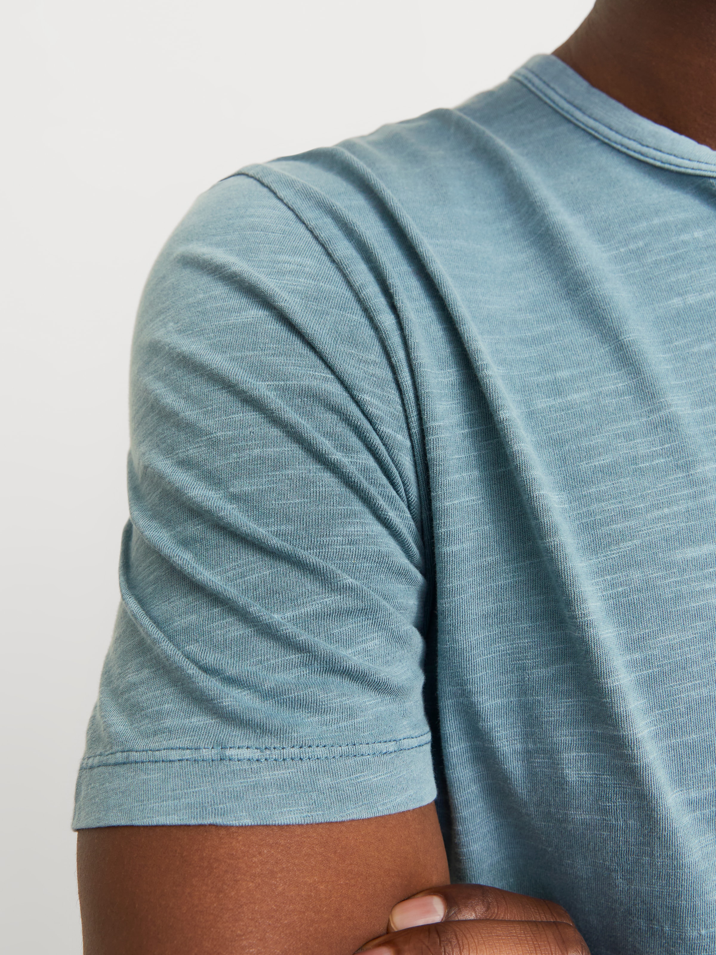 Jack & Jones T-Shirt »SPLIT NECK TEE« mit V-Ausschnitt