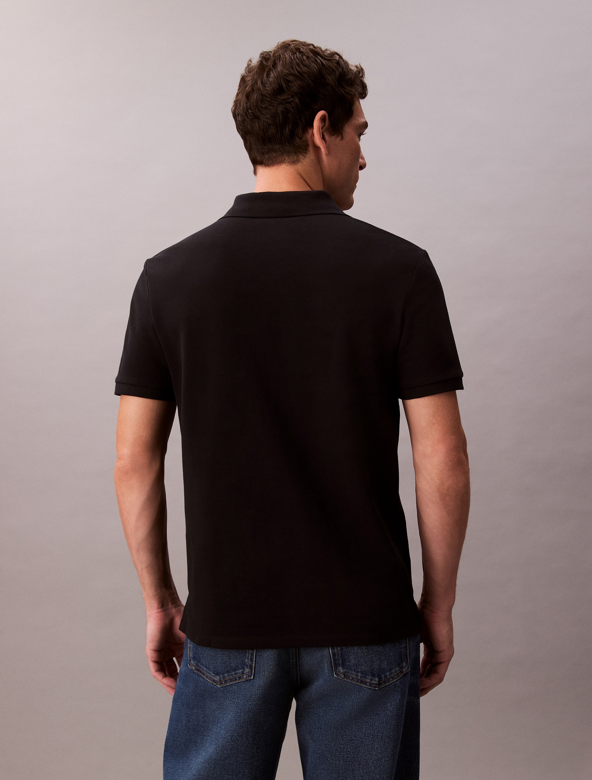 Calvin Klein Jeans Poloshirt »SS CASUAL PIQUE CLASSIC POLO«, Mit Rundhalsausschnitt