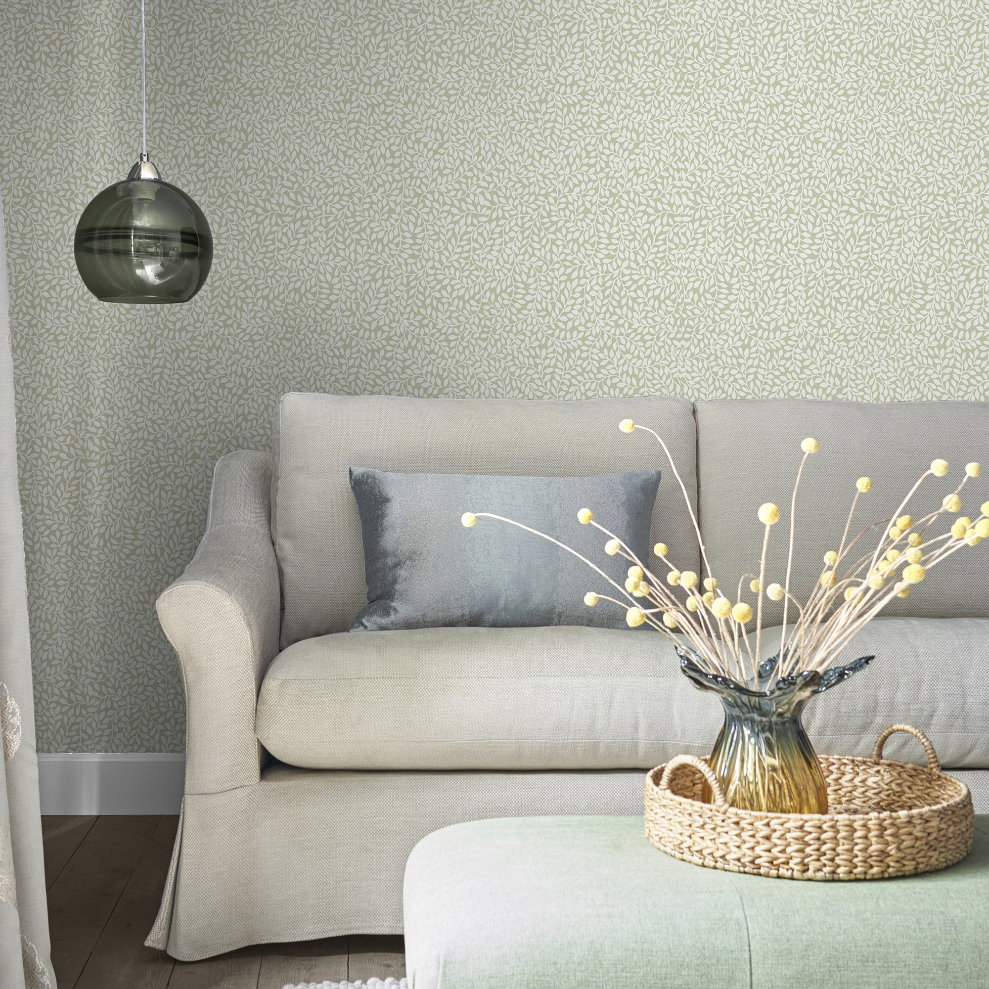 LAURA ASHLEY Vliestapete »Little Vines« FSC® zertifiziert, mit lebhaftem Druck, 10 Meter Länge