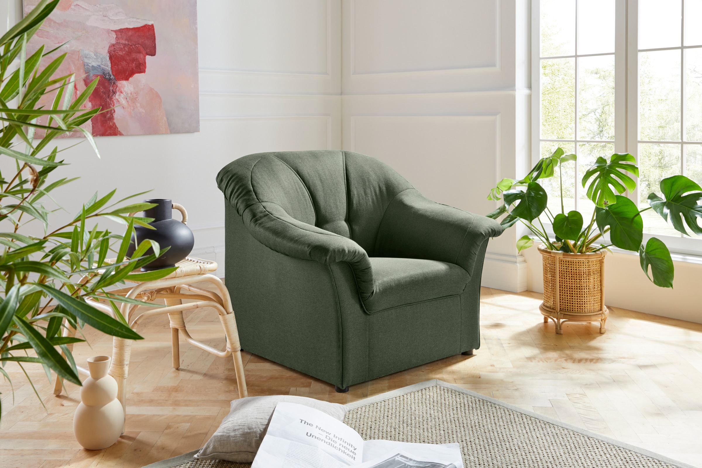 DOMO collection Sessel »Pegnitz zeitlos, elegant und bequem« günstig online kaufen