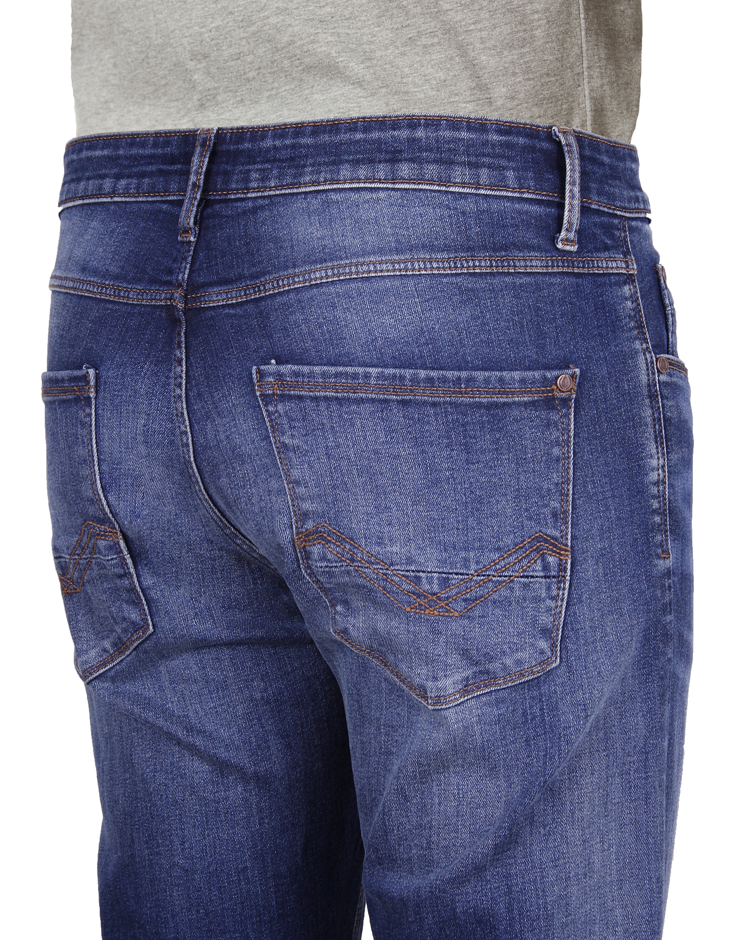 HERO by John Medoox 5-Pocket-Jeans »Portland Denim Slim Straight Stretch«, Straight Fit Casual Clean Wash Denim Jeans für Herren