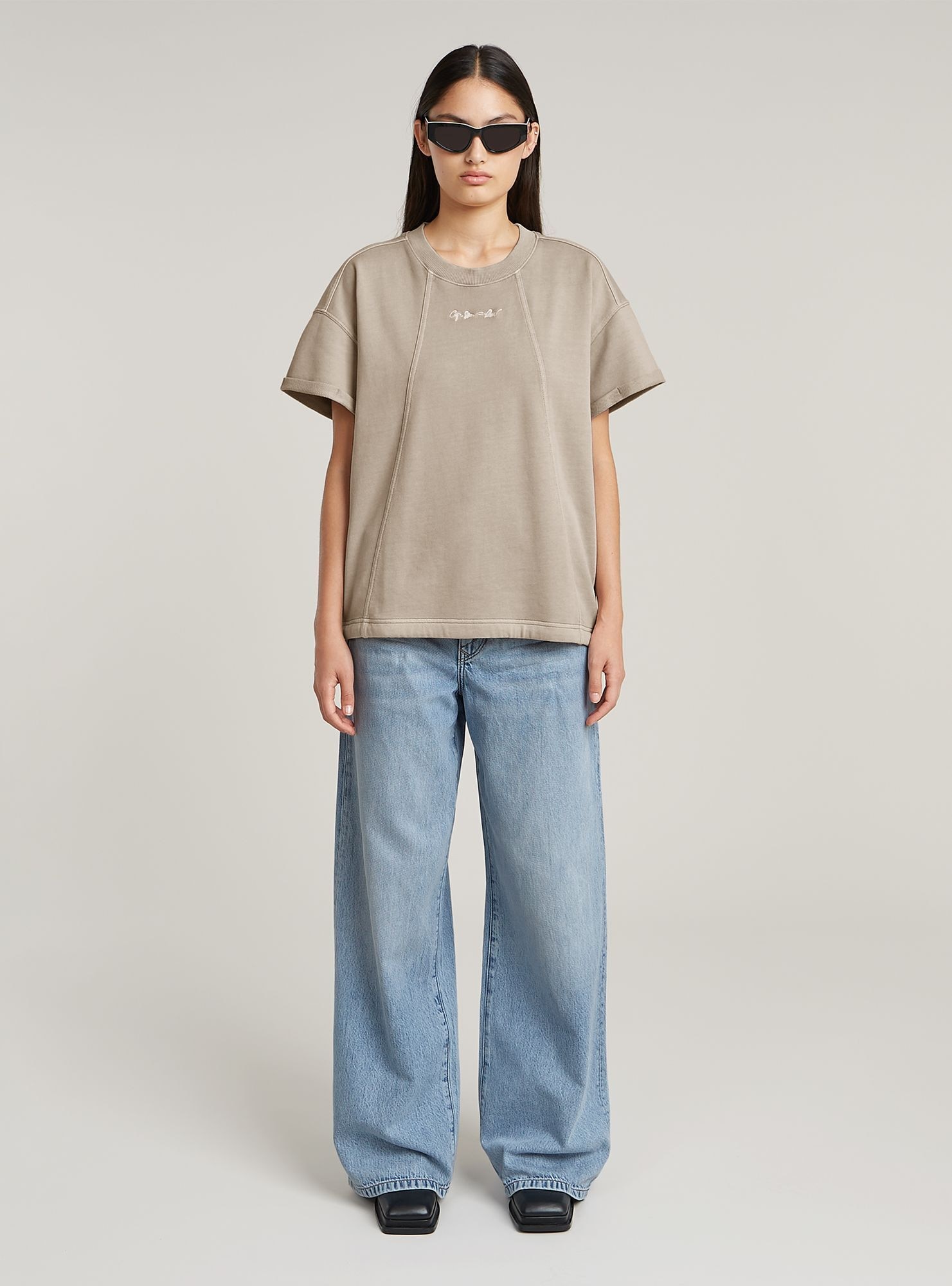 G-STAR Longpullover »Overdyed Seam Details Sweatshirt«