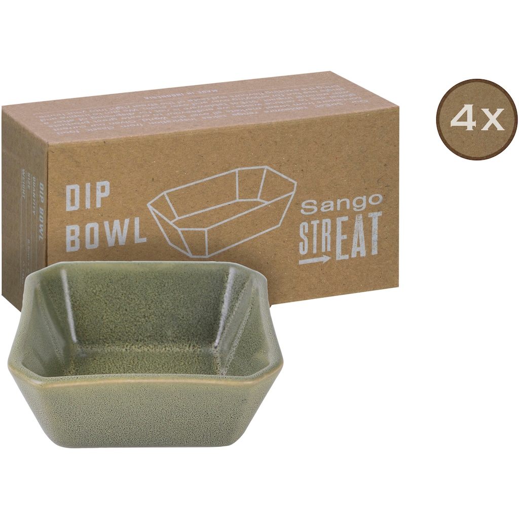 CreaTable Servierschale »Dip Bowl«, 4 tlg., aus Steinzeug