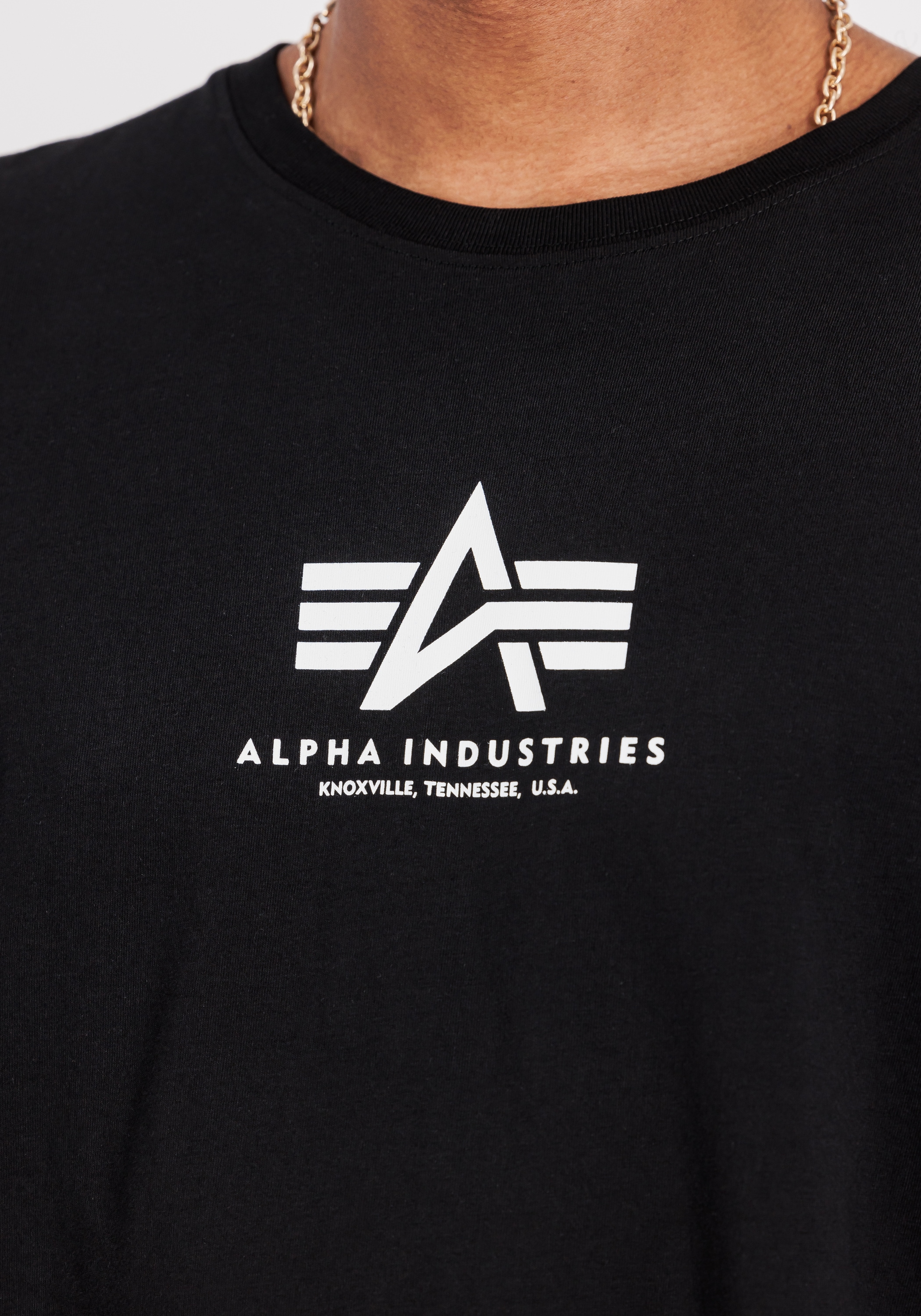 Alpha Industries T-Shirt »Alpha Industries Men - T-Shirts Basic T Mid Logo«