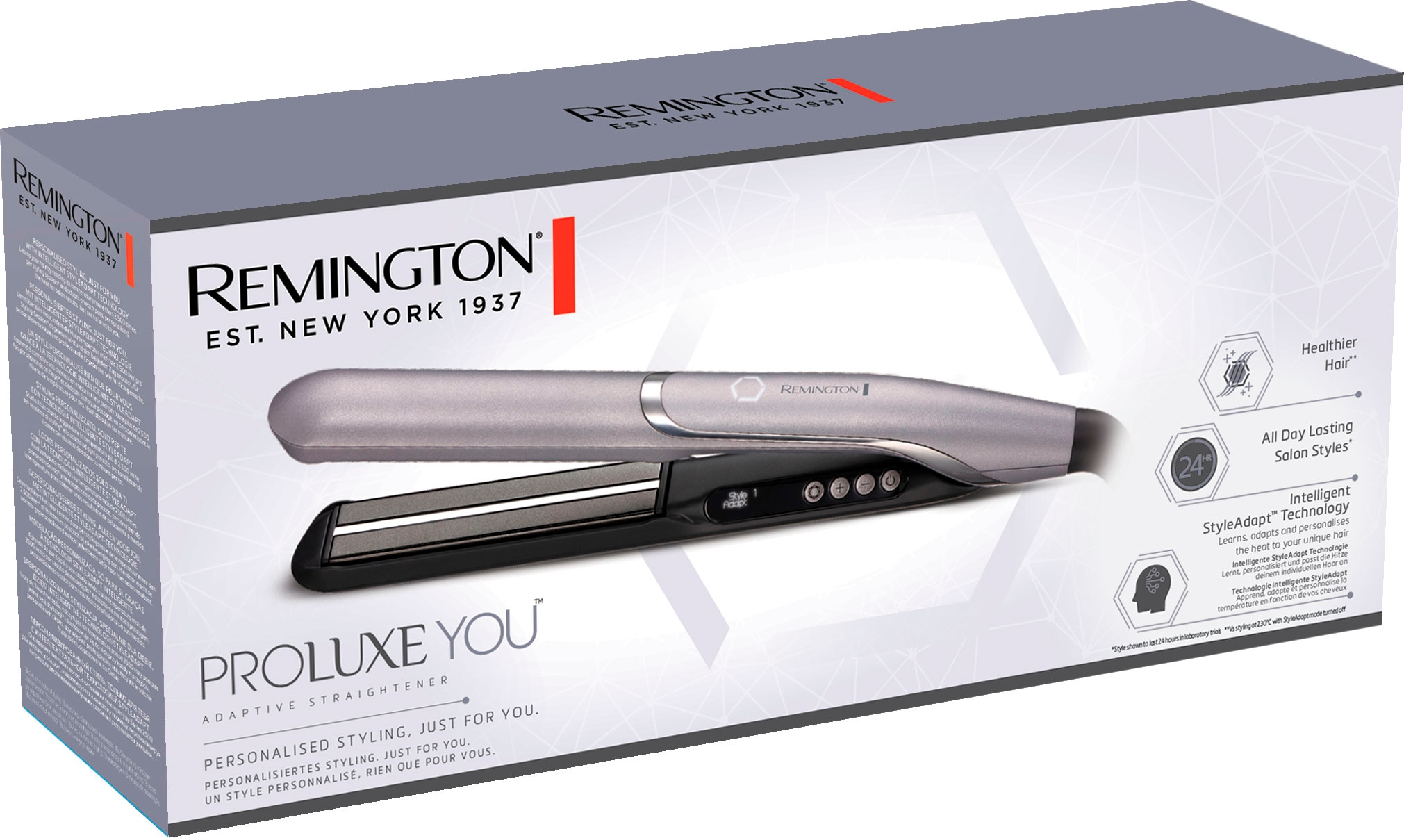 Remington Glätteisen »PROluxe You™ S9880«, Keramik-Beschichtung, lernfähiger  Haarglätter, Memory Funktion, 2 StyleAdapt™ Nutzerprofile bestellen