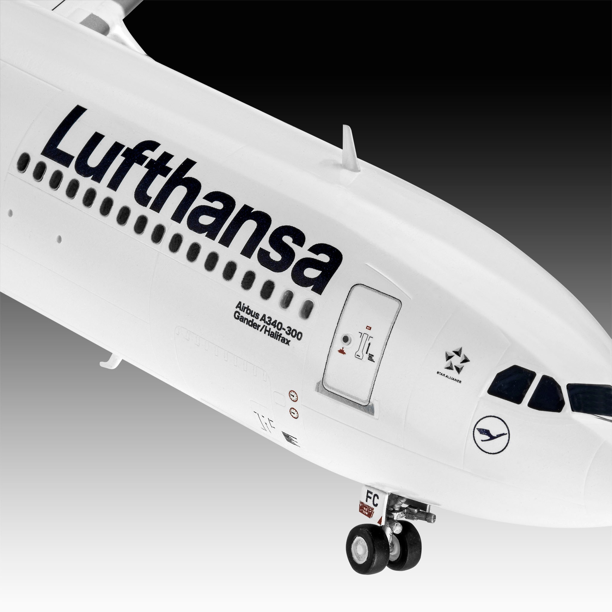 Revell® Modellbausatz »Airbus A340-300 “Lufthansa" New Livery« Made in Europe