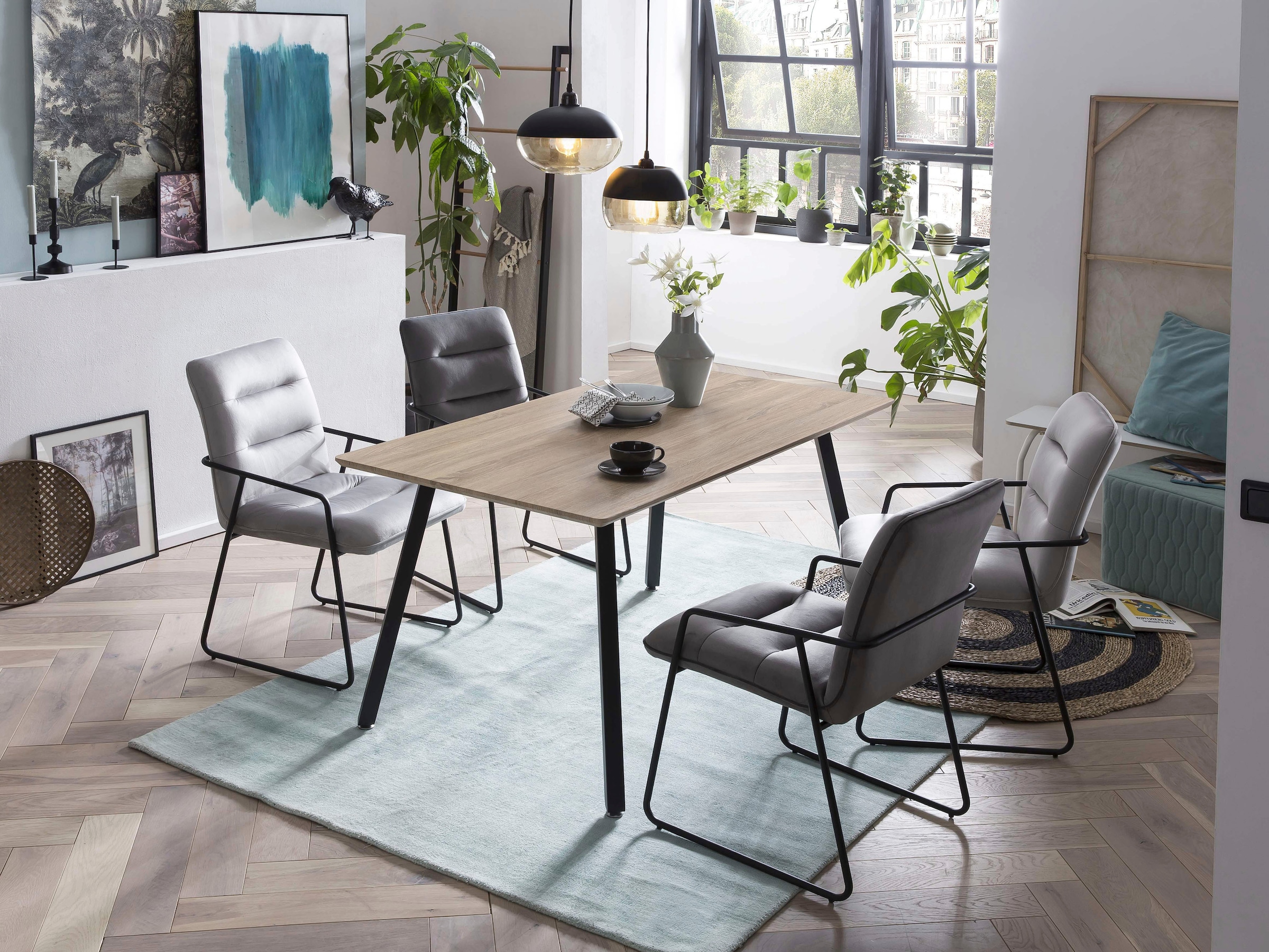 INOSIGN Polsterstuhl »Marla«, (Set), 2 St., Samtvelours