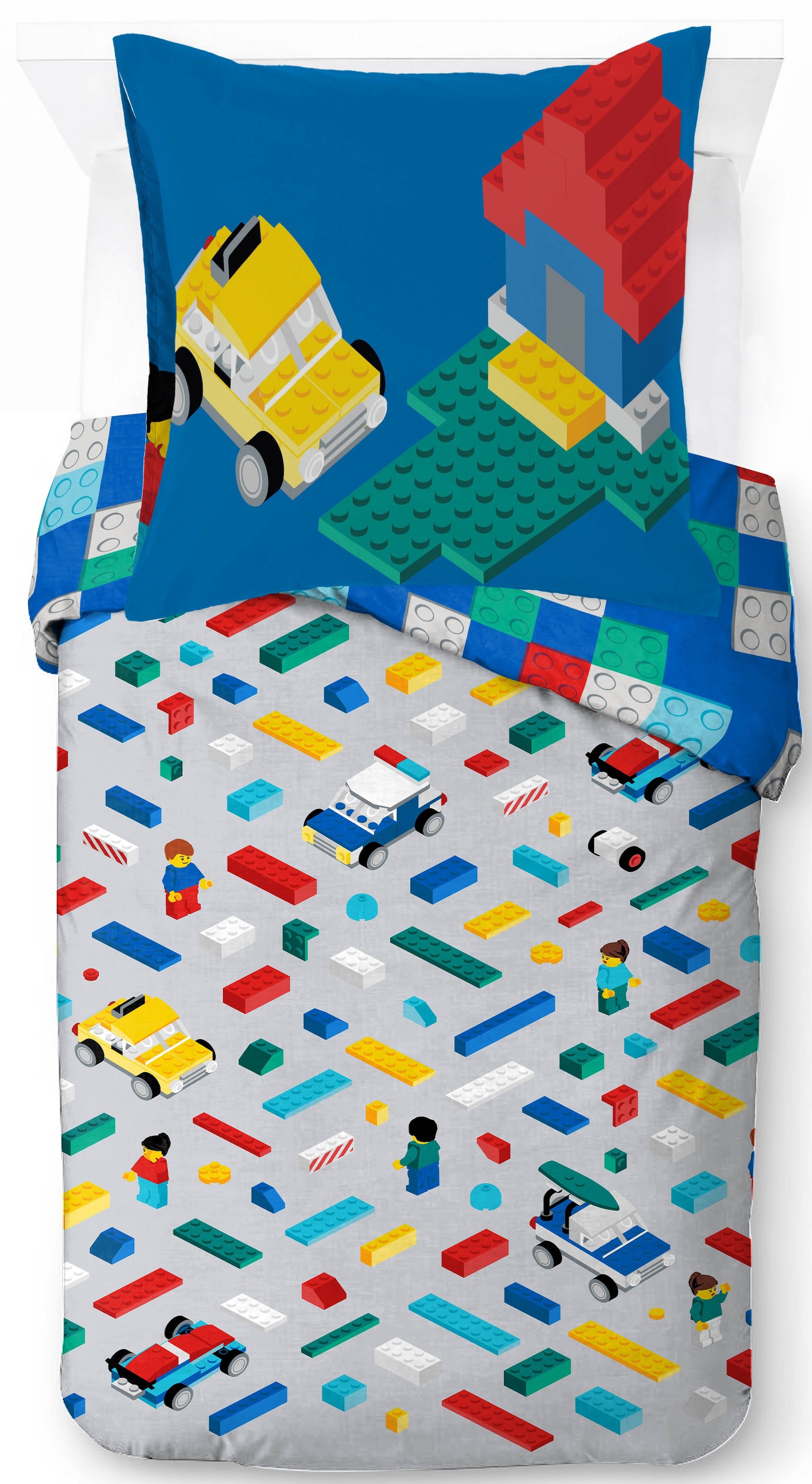 LEGO® Kinderbettwäsche »Lego Let's Build« 2 100% Baumwolle