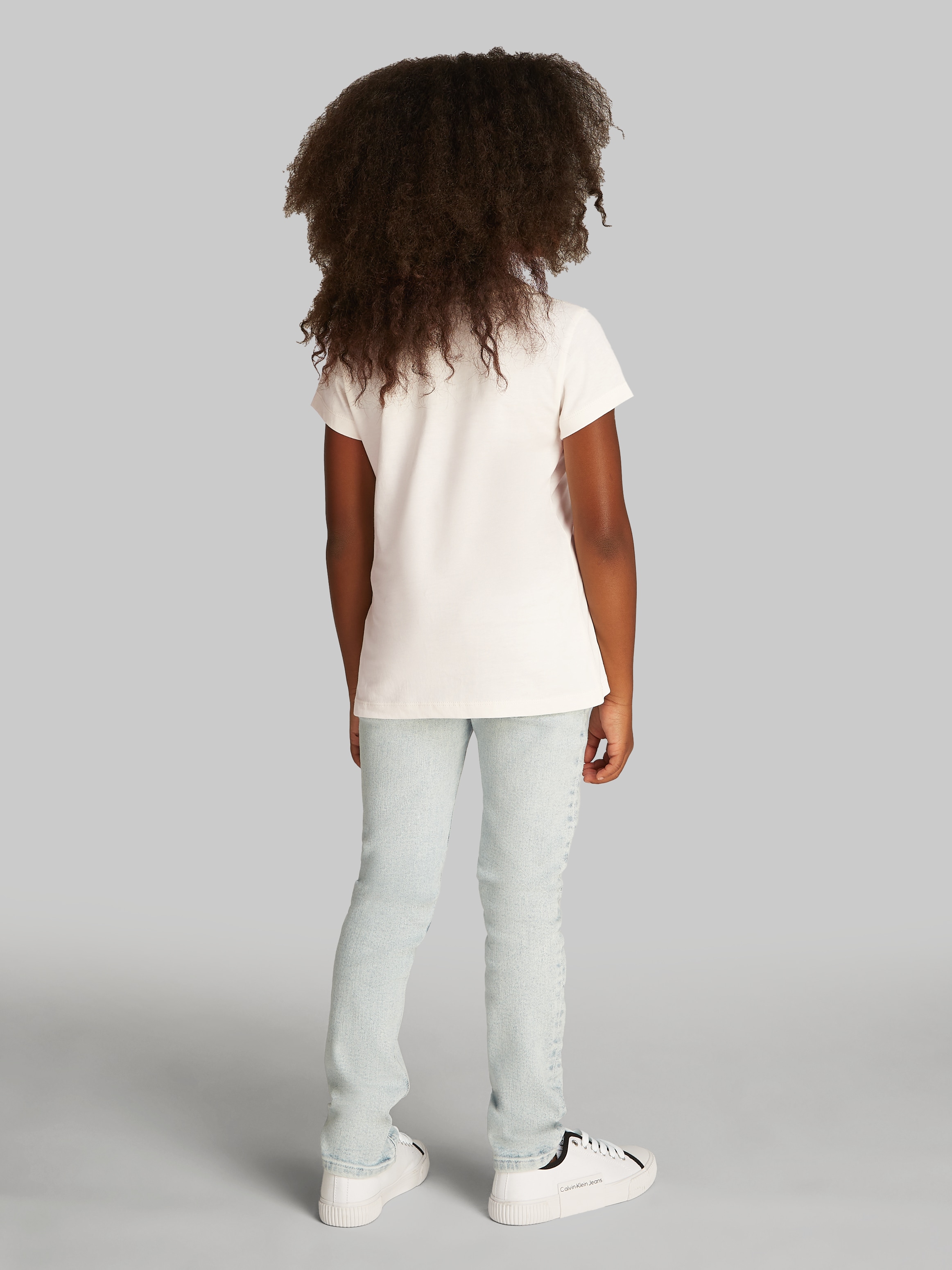 Calvin Klein Jeans T-Shirt »2-PACK SLIM MONOLOGO T-SHIRT«, (Packung, 2 tlg., 2er-Pack), mit Logodruck