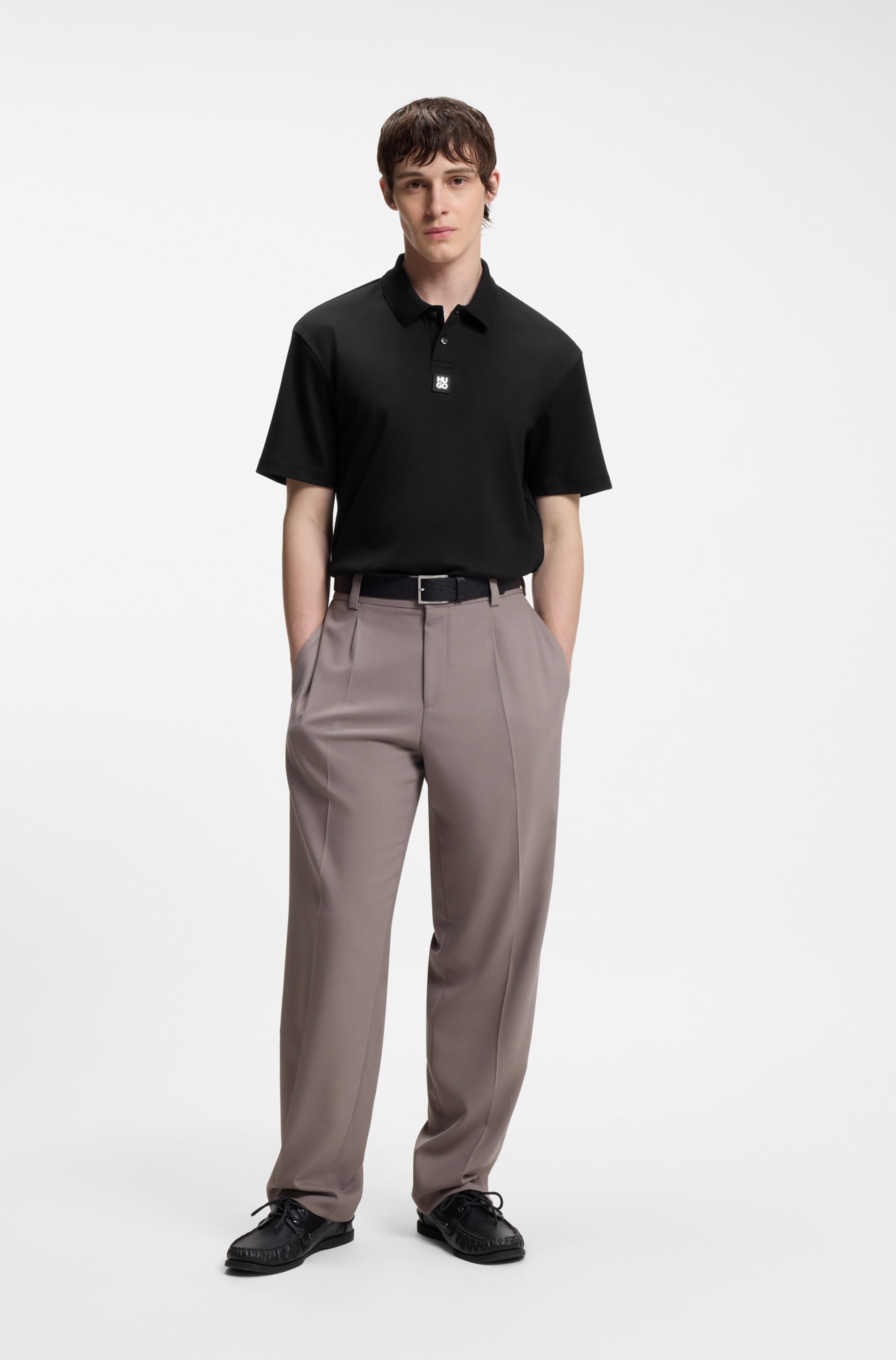 HUGO Poloshirt »Deabono_D« Polokragen, reine Baumwolle, Regular Fit