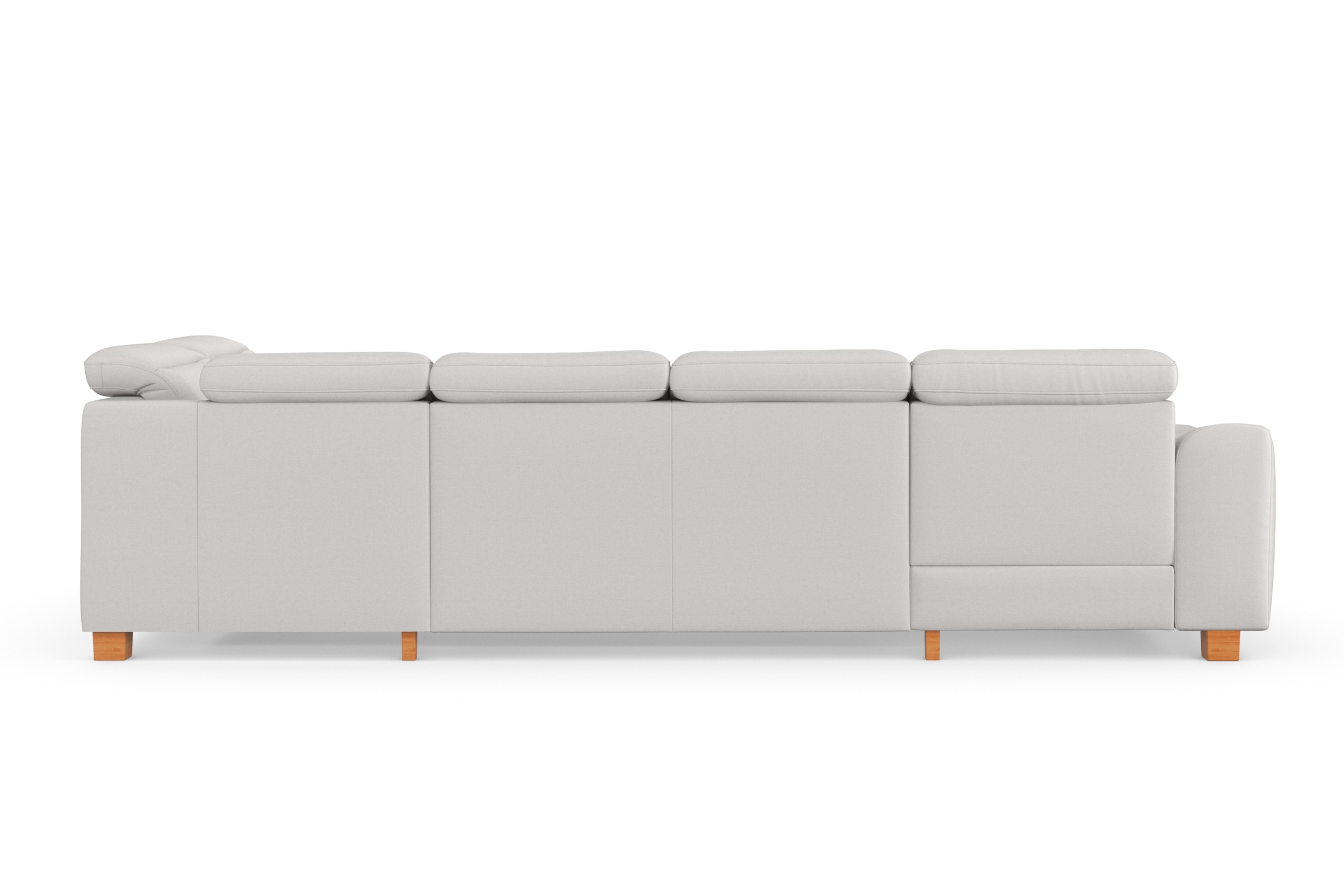 sit&more Wohnlandschaft »Dundee U-Form«, mit Federkern und Massivholzfüßen, wahlweise mit Kopfteilverstellung