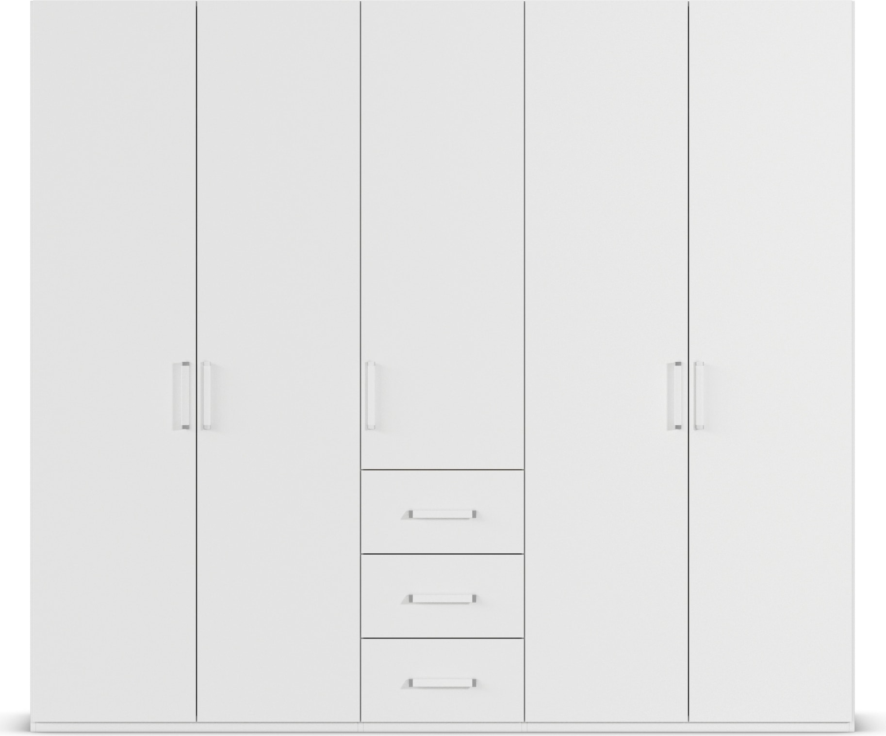 rauch Drehtürenschrank »Kleiderschrank Schrank Garderobe Schlafzimmerschrank EVELYN«, (in 2 Höhen 197 oder 210 cm erhältlich), in elegantem Stil mit Schubladen 3 Breiten und 2 Höhen MADE IN GERMANY