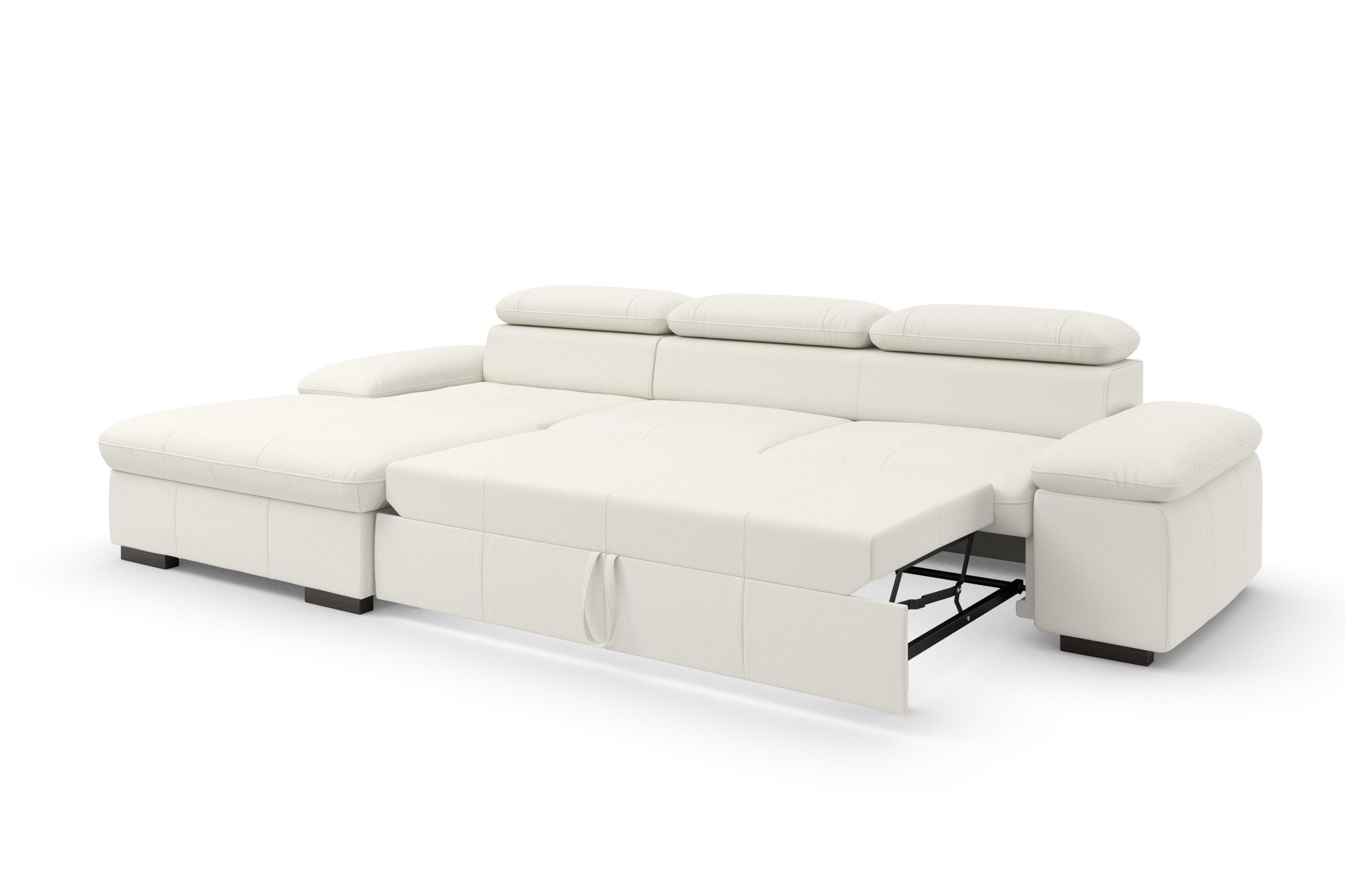 Home affaire Ecksofa »Alberto L-Form«, mit Kopfteilverstellung, wahlweise mit Bettfunktion