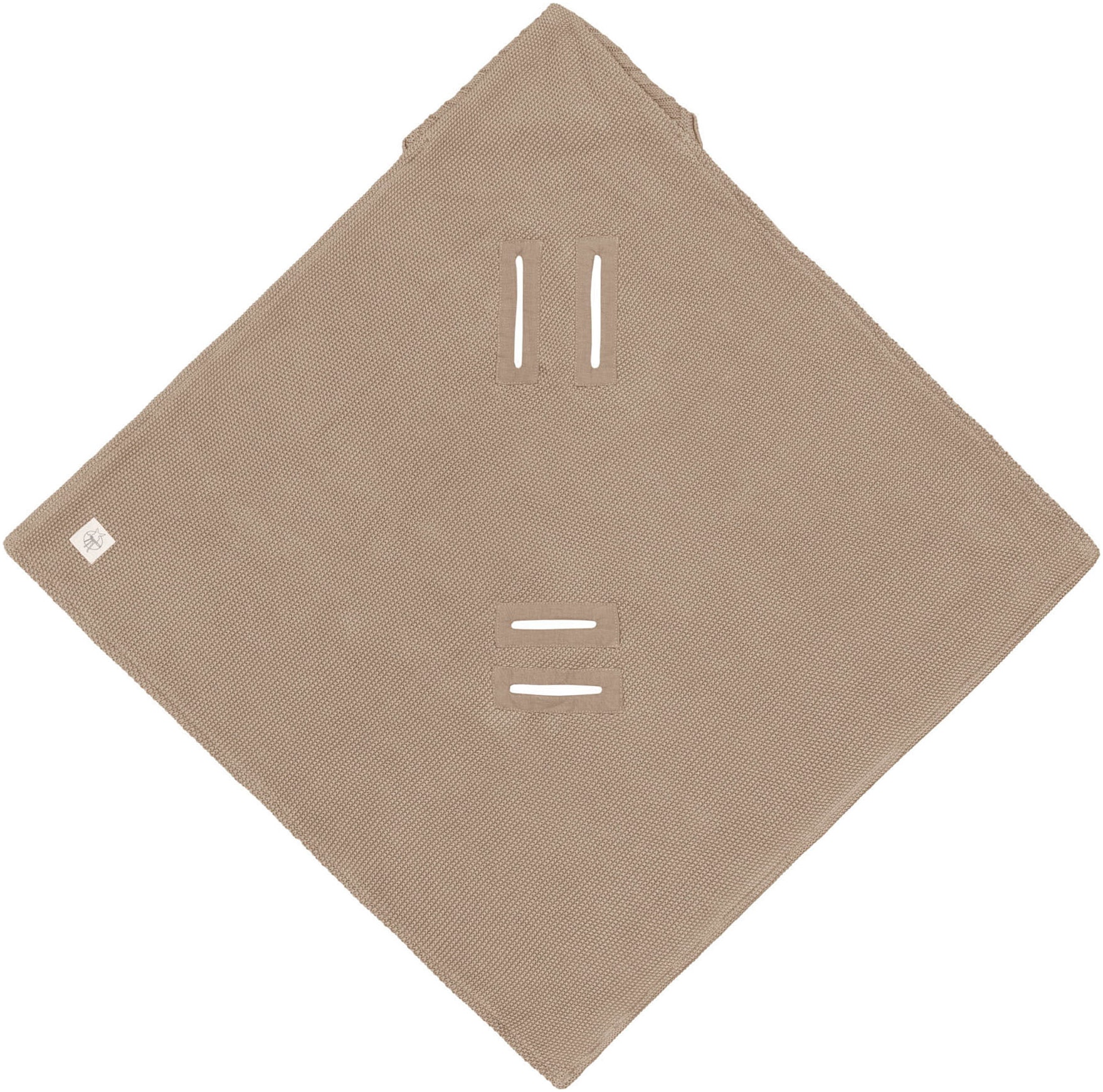 LÄSSIG Einschlagdecke »für Babyschale, taupe«, GOTS made with organic materials, zertifiziert durch BCS 27262