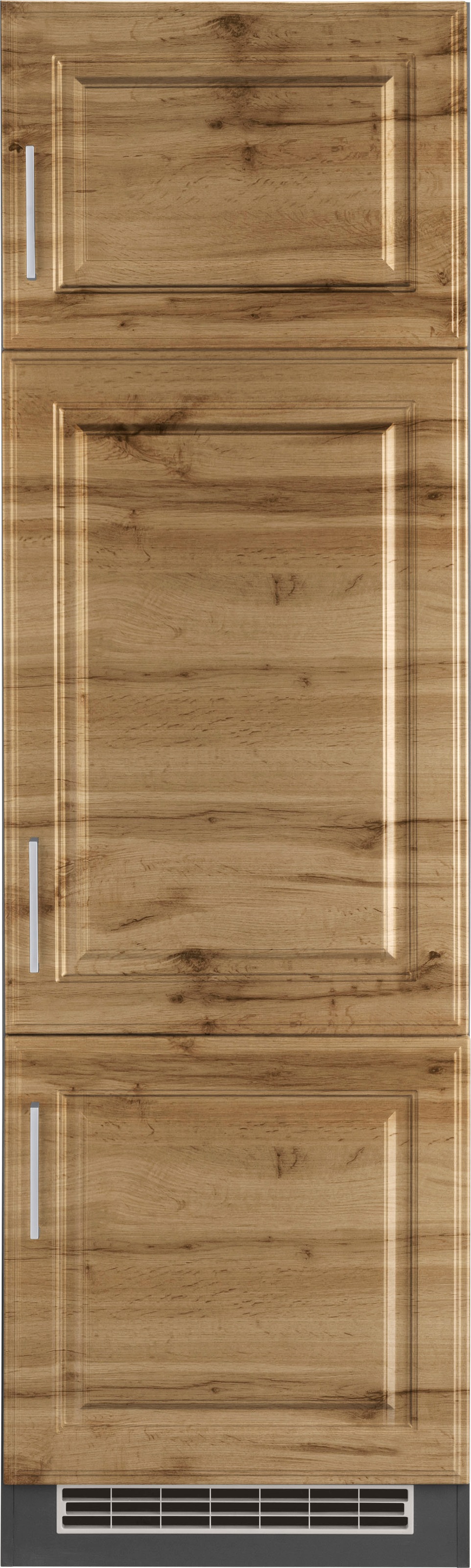 HELD MÖBEL Kühlumbauschrank »Stockholm«, 60 cm breit, hochwertige MDF-Fronten mit Fräsung
