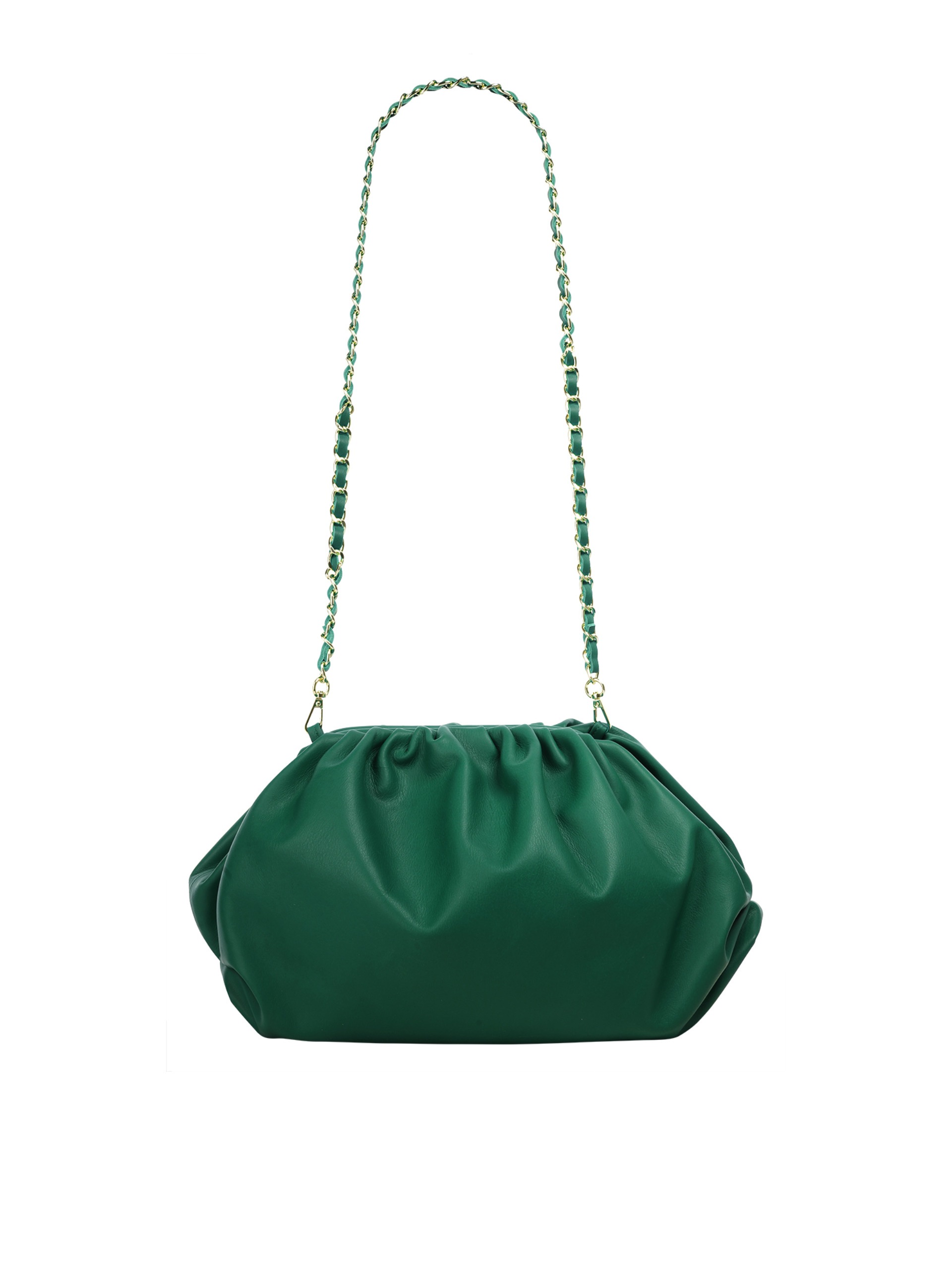 Cluty Umhängetasche, echt Leder, Made in Italy