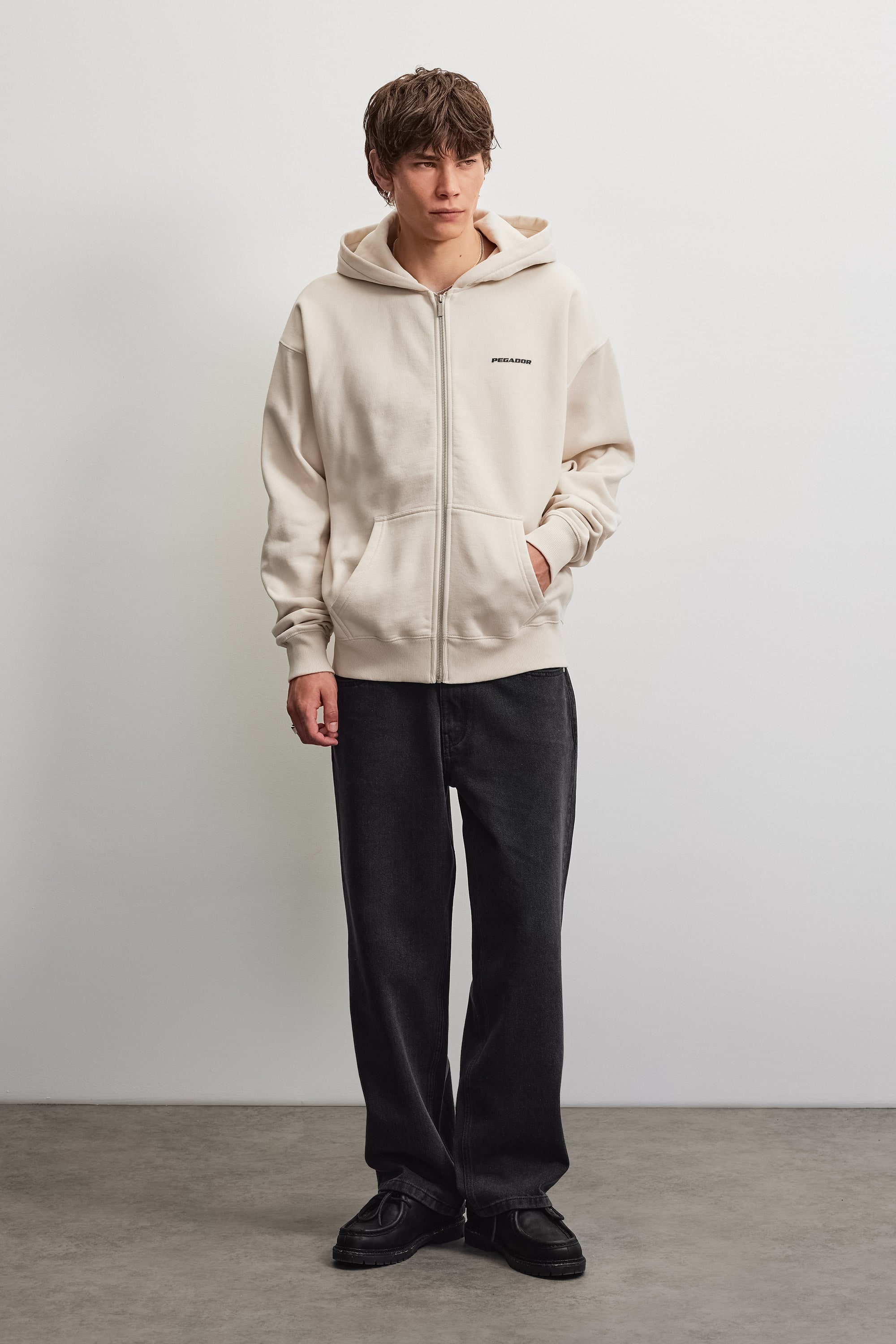 PEGADOR Kapuzensweatjacke »Binibeca Oversized Sweat Jacket« Baumwollmischung, oversize