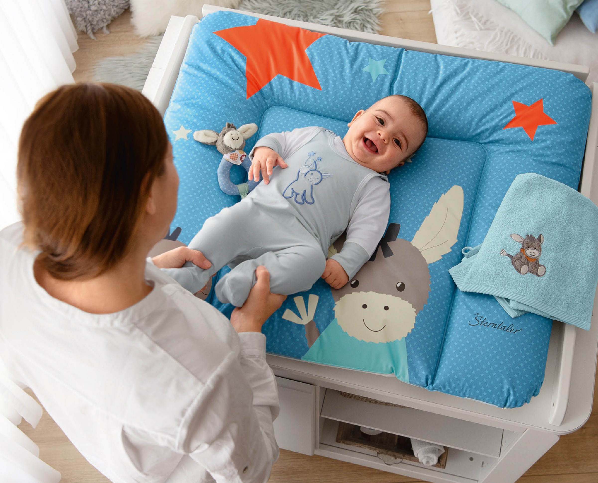 Sterntaler® Wickelauflage »Emmi, bedruckt«, Made in Europe