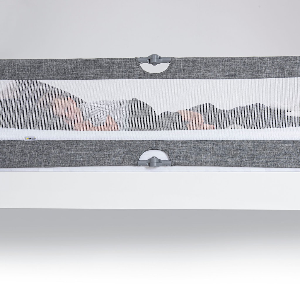 Hauck Bettschutzgitter »Sleep N Safe Plus XL -  melange grey«