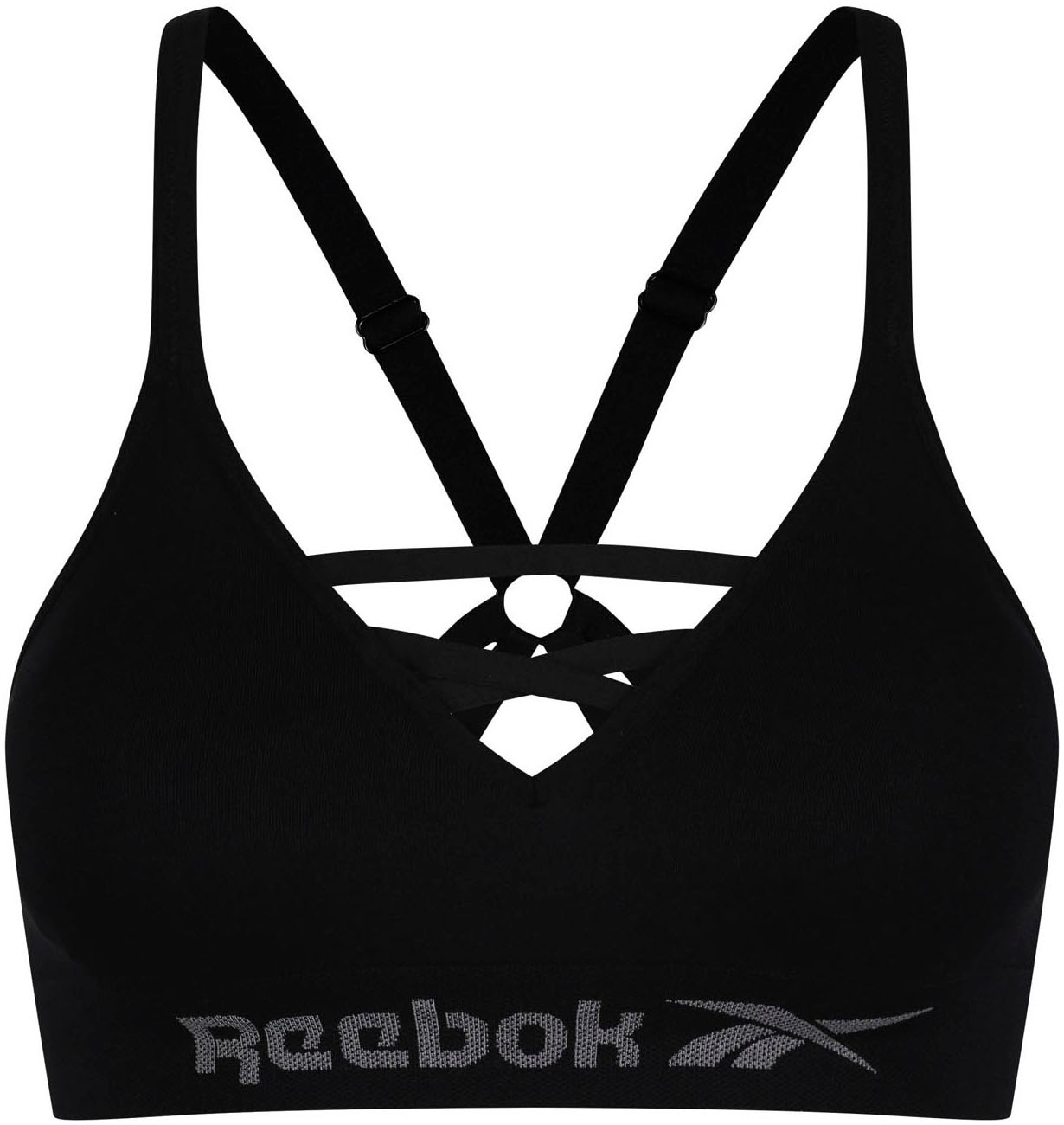 Reebok Bügelloser BH »"Maryna"« herausnehmbare Pads, modern, nahtlos, mit Logo, ohne Verschluss