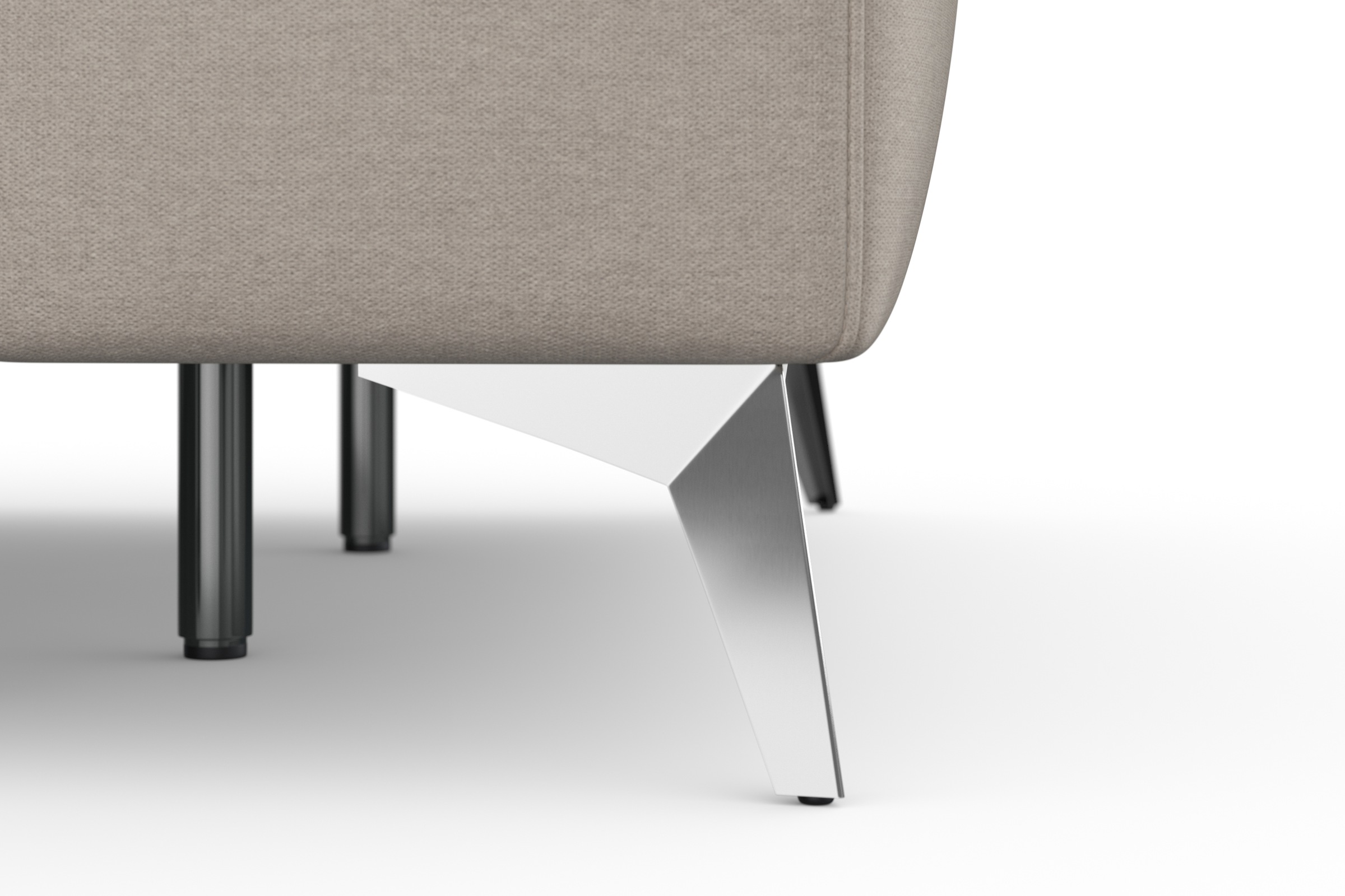 sit&more Ecksofa »Baviene L-Form«, inklusive Sitztiefenverstellung und Federkern, wahlweise Bettfunktion
