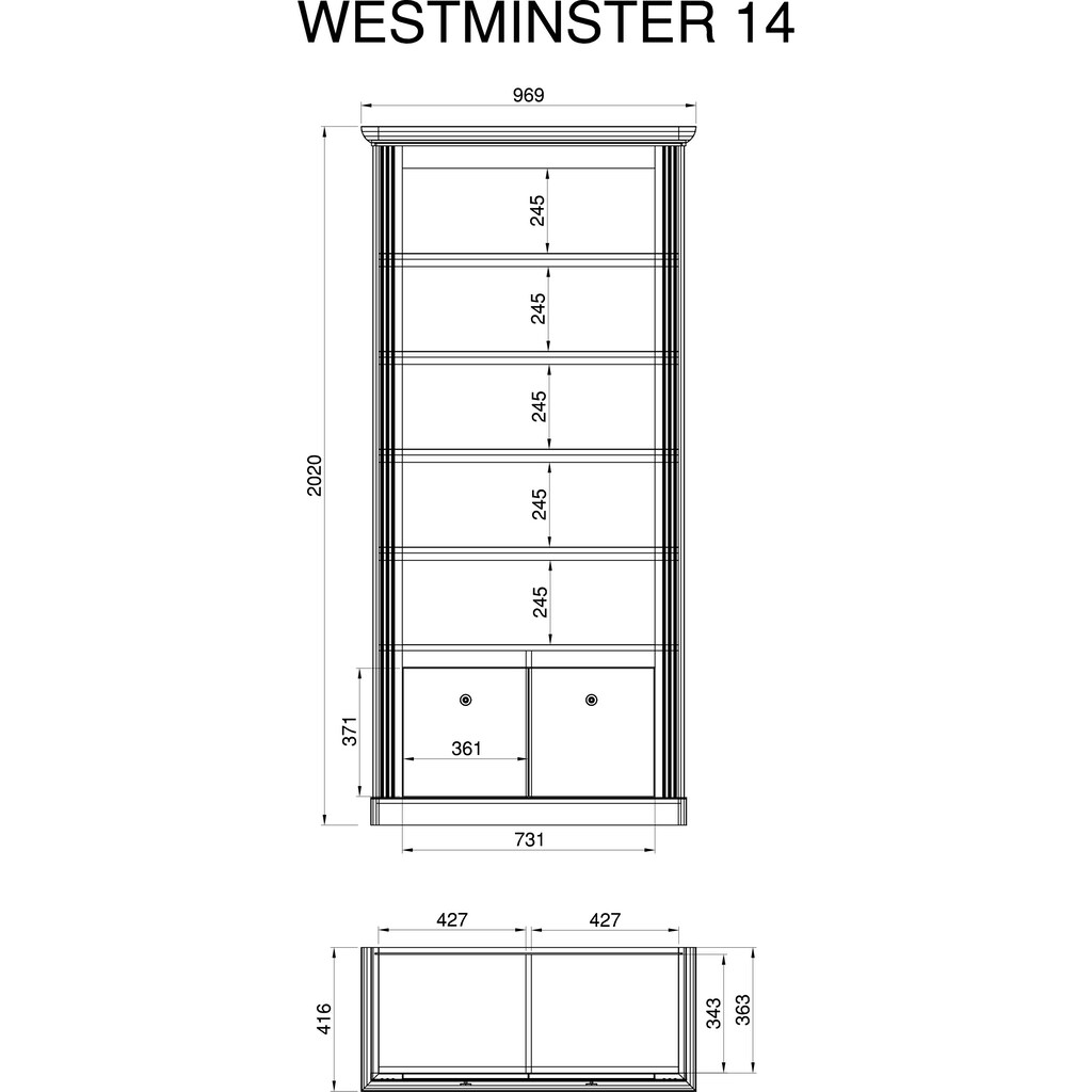 Home affaire Regal »Westminster«, im romantischen Landhausstil