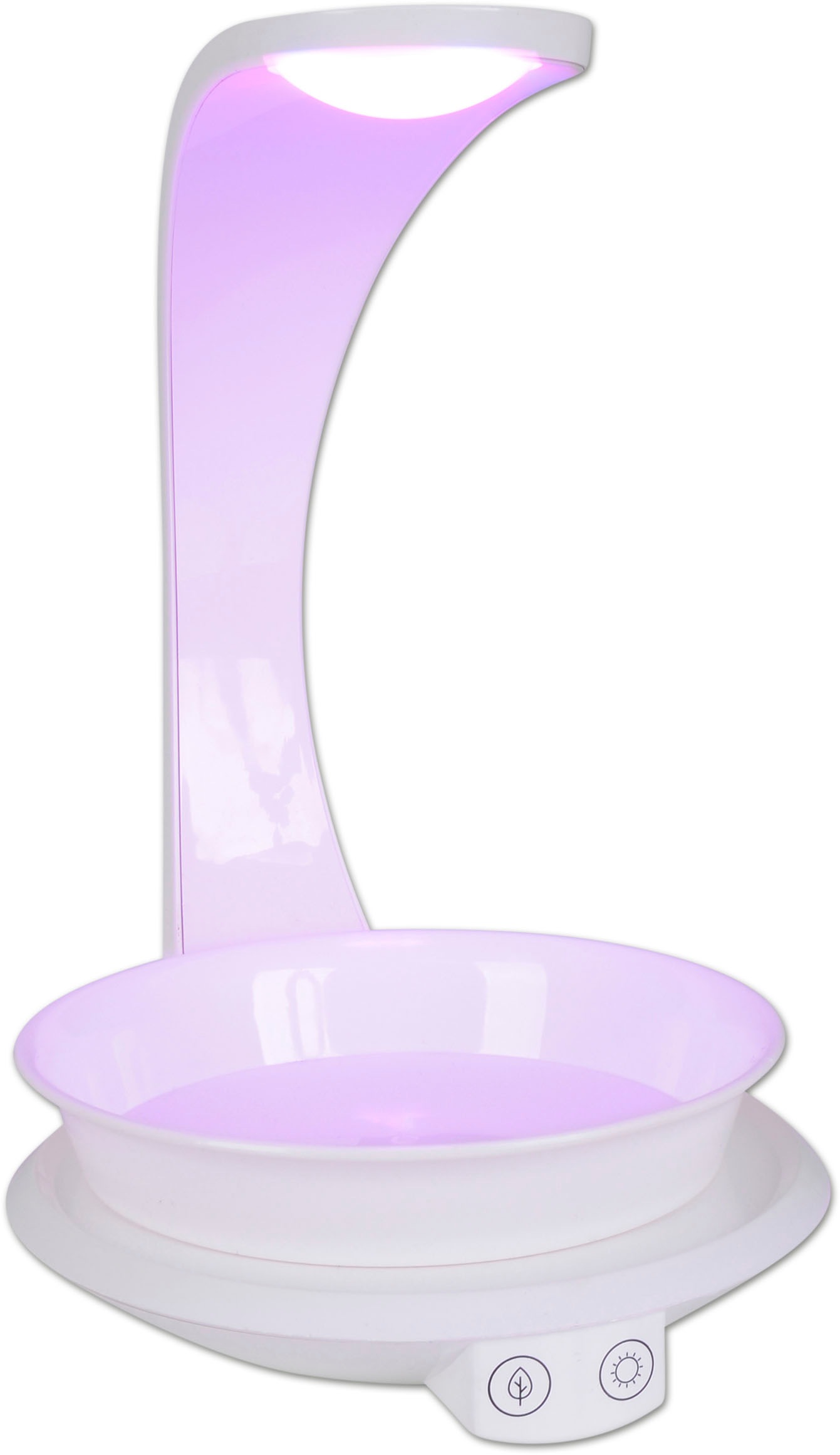 näve LED Tischleuchte »Grow Light«, 1 flammig, Wachstumsleuchte, Pflanzenlicht (lila) und Neutralweiß, USB-Kabel