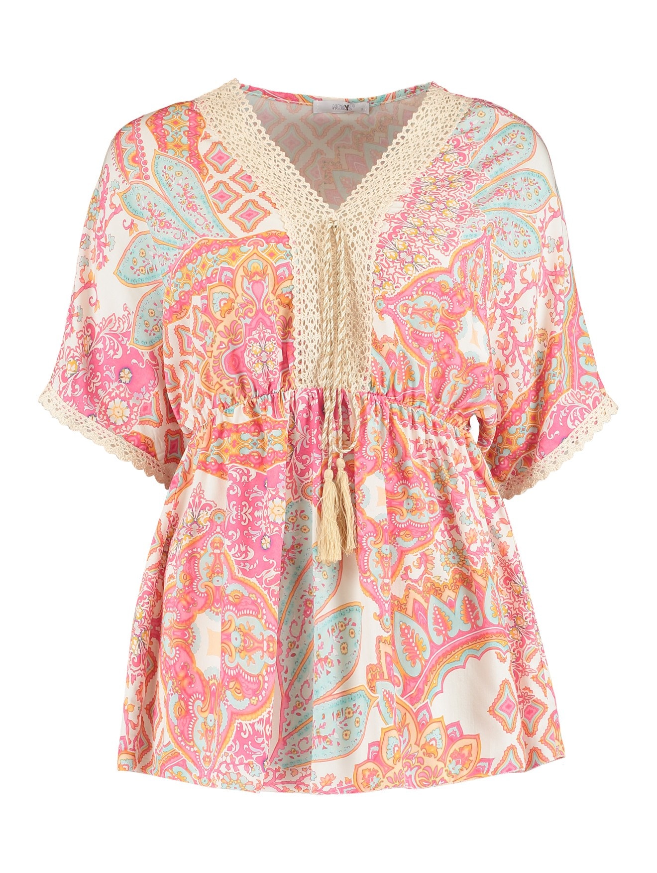 HaILY’S Blusenshirt »SS V TP Si44ona«, sommerlich bunter Print