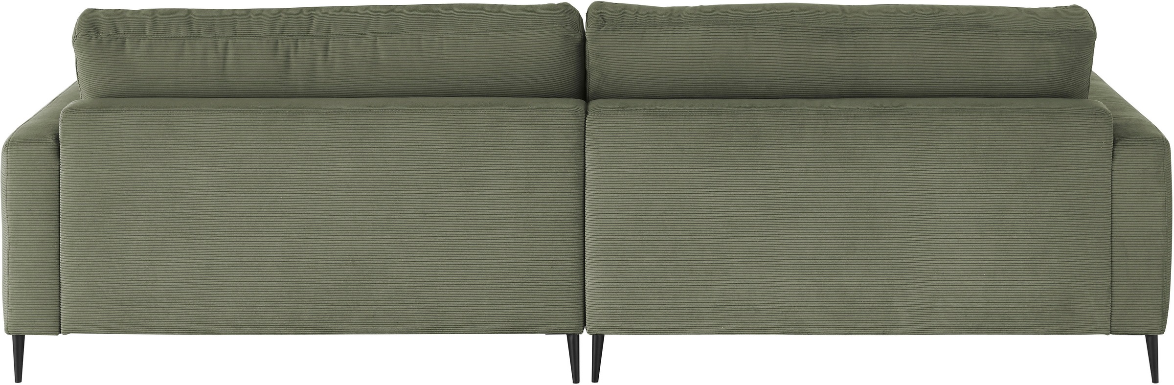 INOSIGN Ecksofa »Downtown, B/T/H: 272/190/84 cm L-Form«, weicher Sitzkomfort auch in Cord und Bouclé, incl. Zierkissen