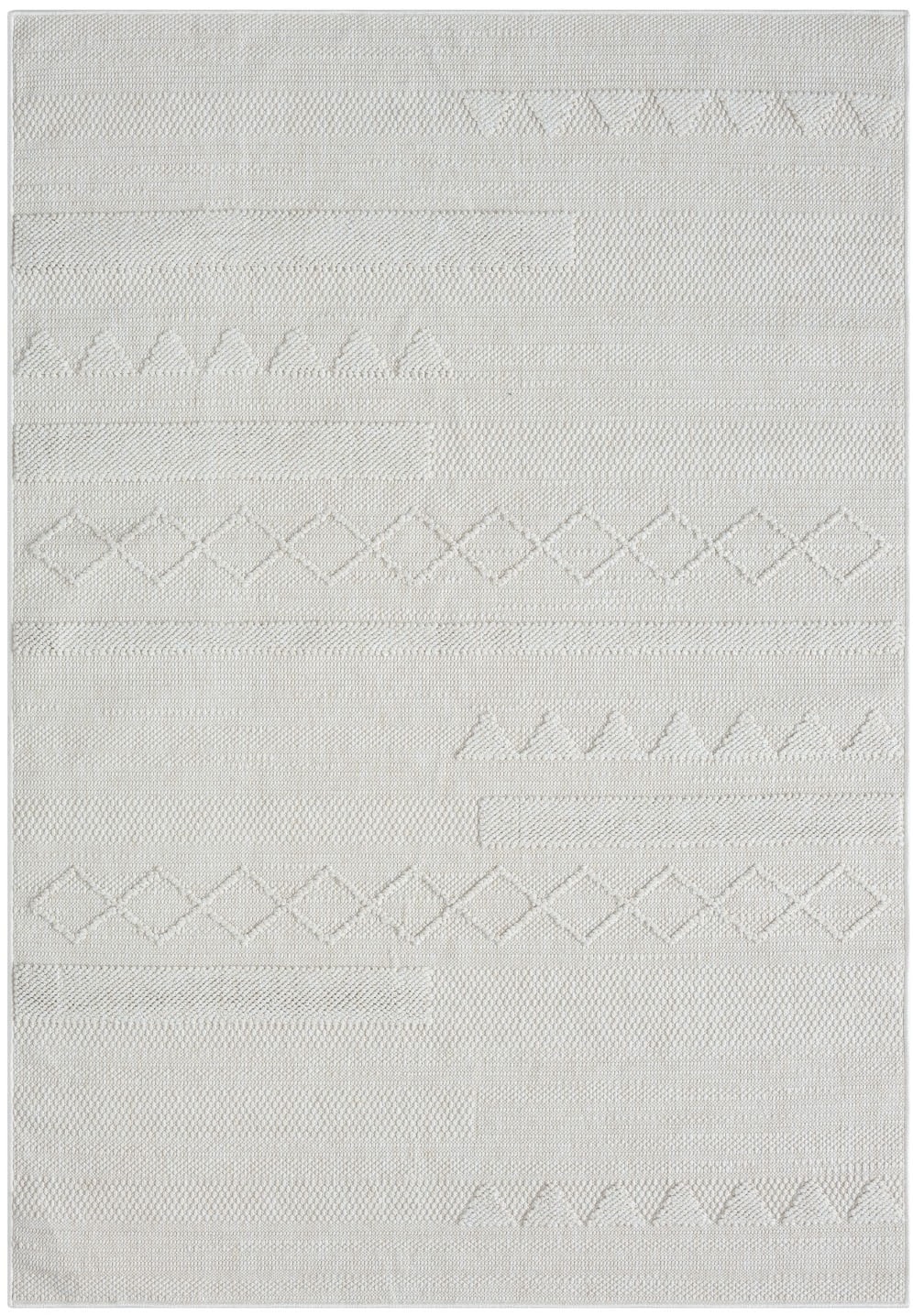 Myflair Möbel & Accessoires Teppich »Silly, LAGERRÄUMUNG!«, rechteckig, 8 mm Höhe, Uni Farben, Hoch-Tief Effekt, Outdoor geeignet, Balkon, Terrasse
