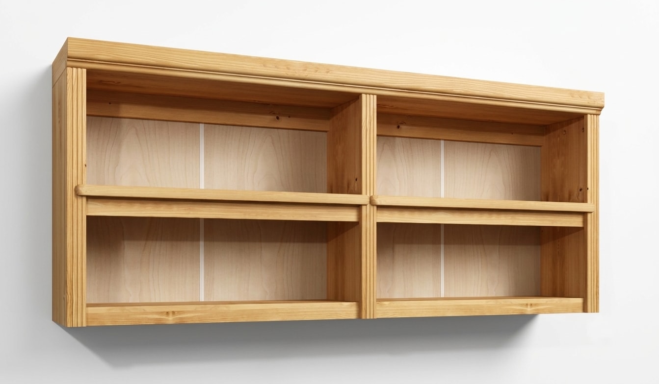 OTTO home Wandregal »Soeren« B/T/H: 158/29/67 cm,  aus massiver Kiefer, 4 offene Fächer, FSC®-zertifiziert