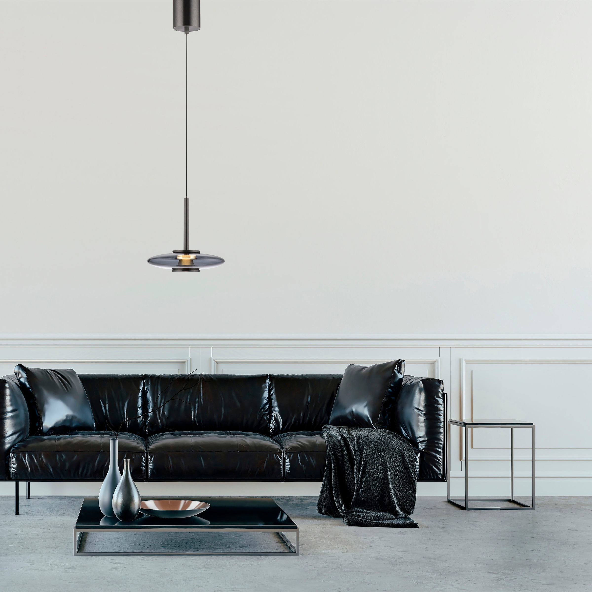 Neuhaus PURE LED Pendelleuchte »PURE Vitrum« LED-Board 1 Stk. Warmweiß Comfort Lift, dimmfähig über separaten Tronicdimmer