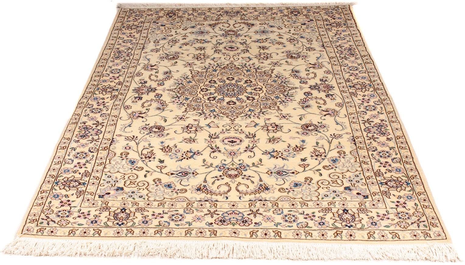 morgenland Orientteppich »Perser - Nain - Royal - 212 x 132 cm - beige«, re günstig online kaufen