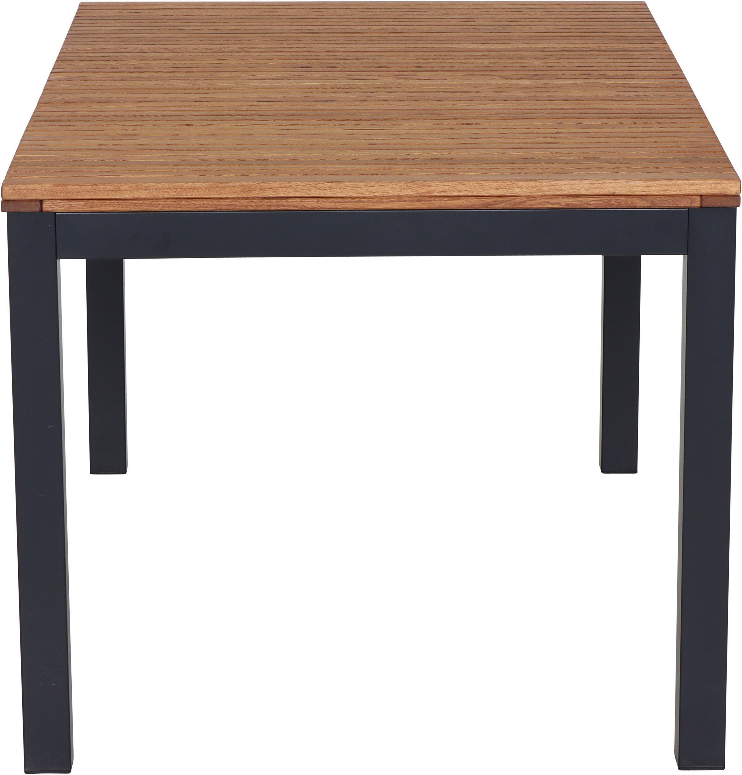 Siena Garden Gartentisch »»Bozen« BxTxH:100x160x76 cm«, Aluminium mit Robinienholz aus 100% FSC Holz