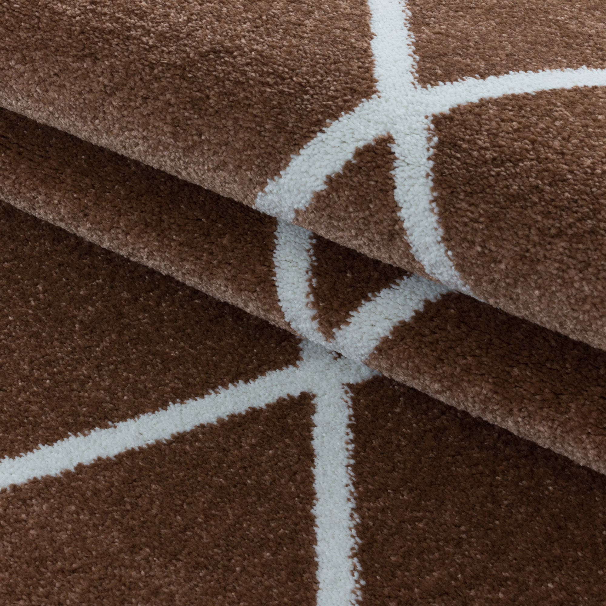 Ayyildiz Teppiche Teppich »RIO 4601«, rechteckig, 8 mm Höhe, Pflegeleicht / Strapazierfähig / Trend Colors/ Wohnzimmer