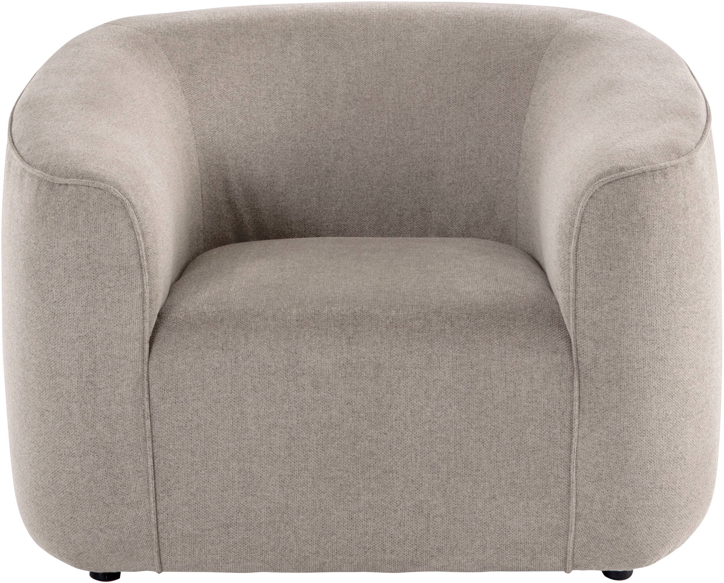 LeGer Home by Lena Gercke Sessel »LYZA Relaxsessel, Loungesessel, Maße B/T/H: 113/95/71 cm«, organische Form, mit Wellenunterfederung, gemütlich und modern