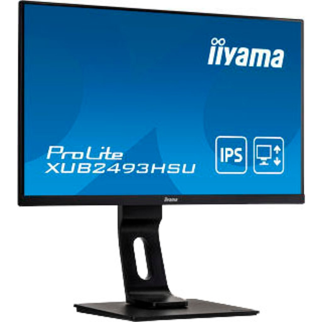 Iiyama LED-Monitor »PROLITE XUB2493HSU-B1«, 60,5 cm/23,8 Zoll, 1920 x 1080 px, Full HD, 4 ms Reaktionszeit, 60 Hz