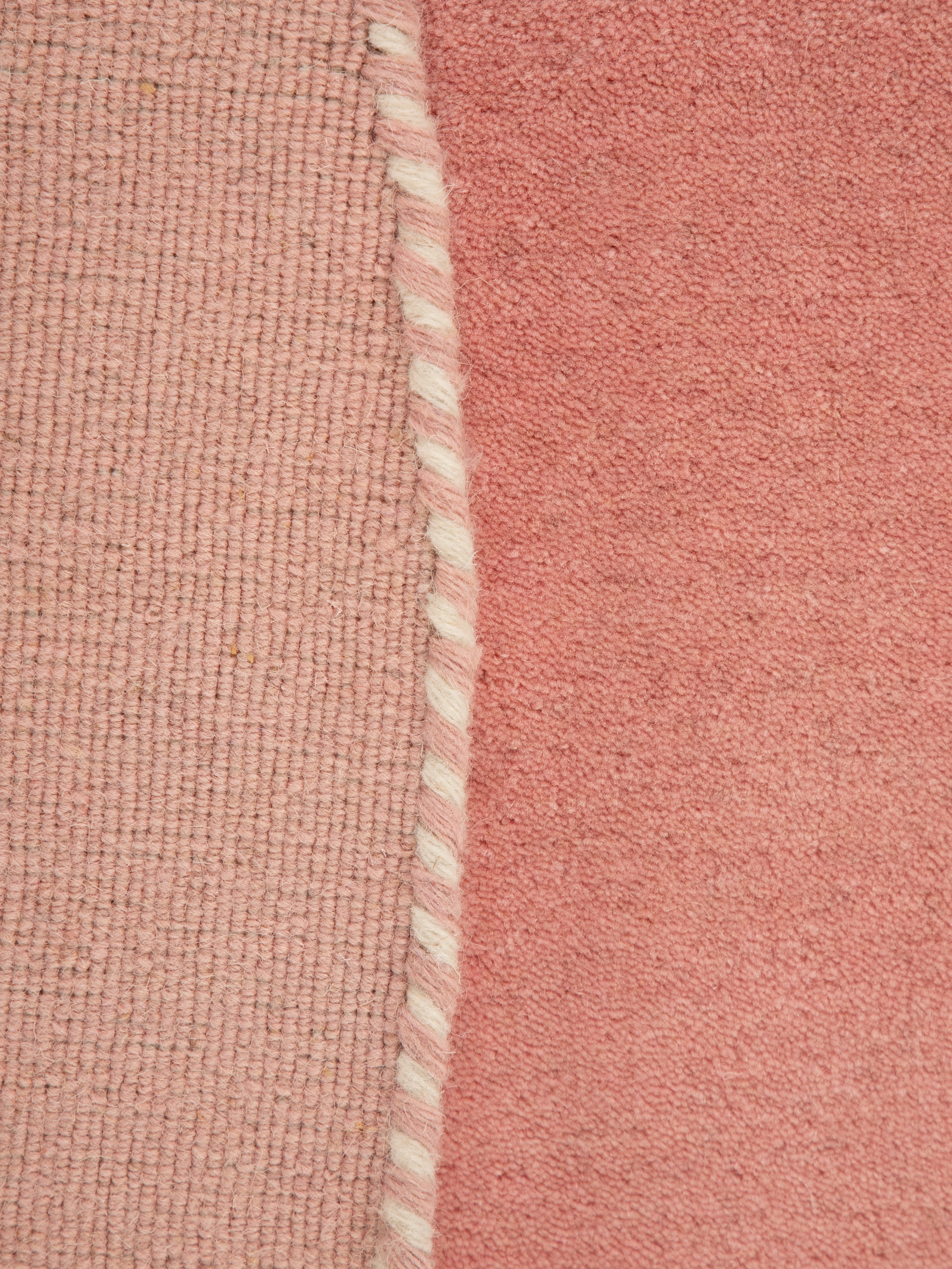 carpetfine Wollteppich »Gabbeh Lola Uni«, rund, 14 mm Höhe, mit natürlichem Pflanzenmaterial von Hand gewebt, auch als Läufer