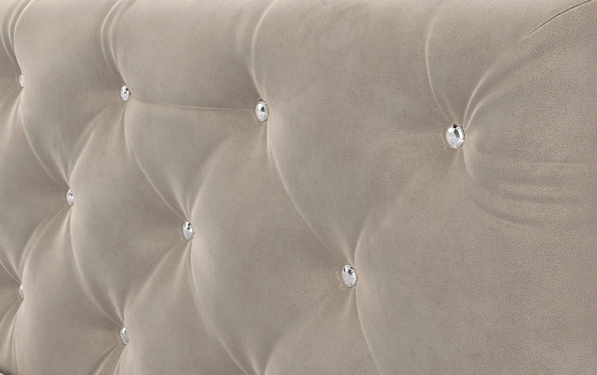 COTTA Boxspringbett »Castle«, mit Strasssteinen im Kopfteil, inkl. Topper