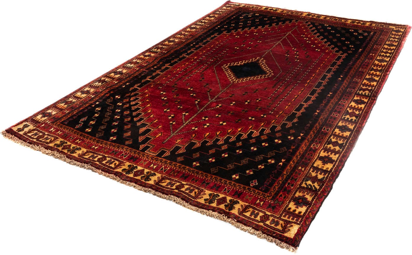 morgenland Wollteppich »Shiraz Medaillon 260 x 161 cm«, rechteckig, 1 mm Hö günstig online kaufen