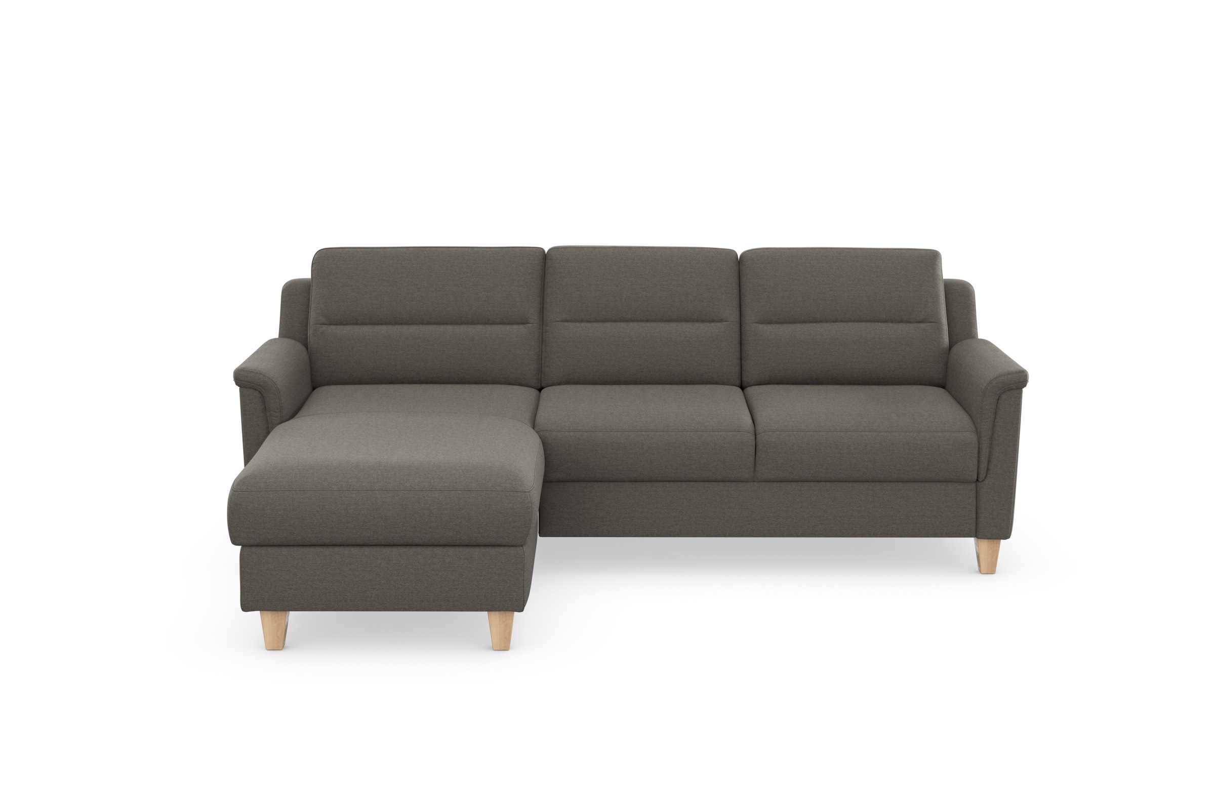 sit&more Ecksofa »Farö L-Form« inklusive Federkern, wahlweise mit Schlaffunktion und Bettkasten