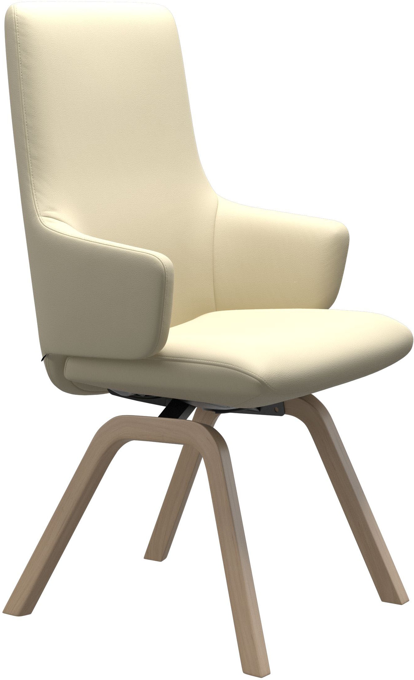 Stressless® Polsterstuhl »Laurel«, Leder PALOMA, High Back mit Armlehne, Größe L, mit schräggestellten Beinen in Eiche