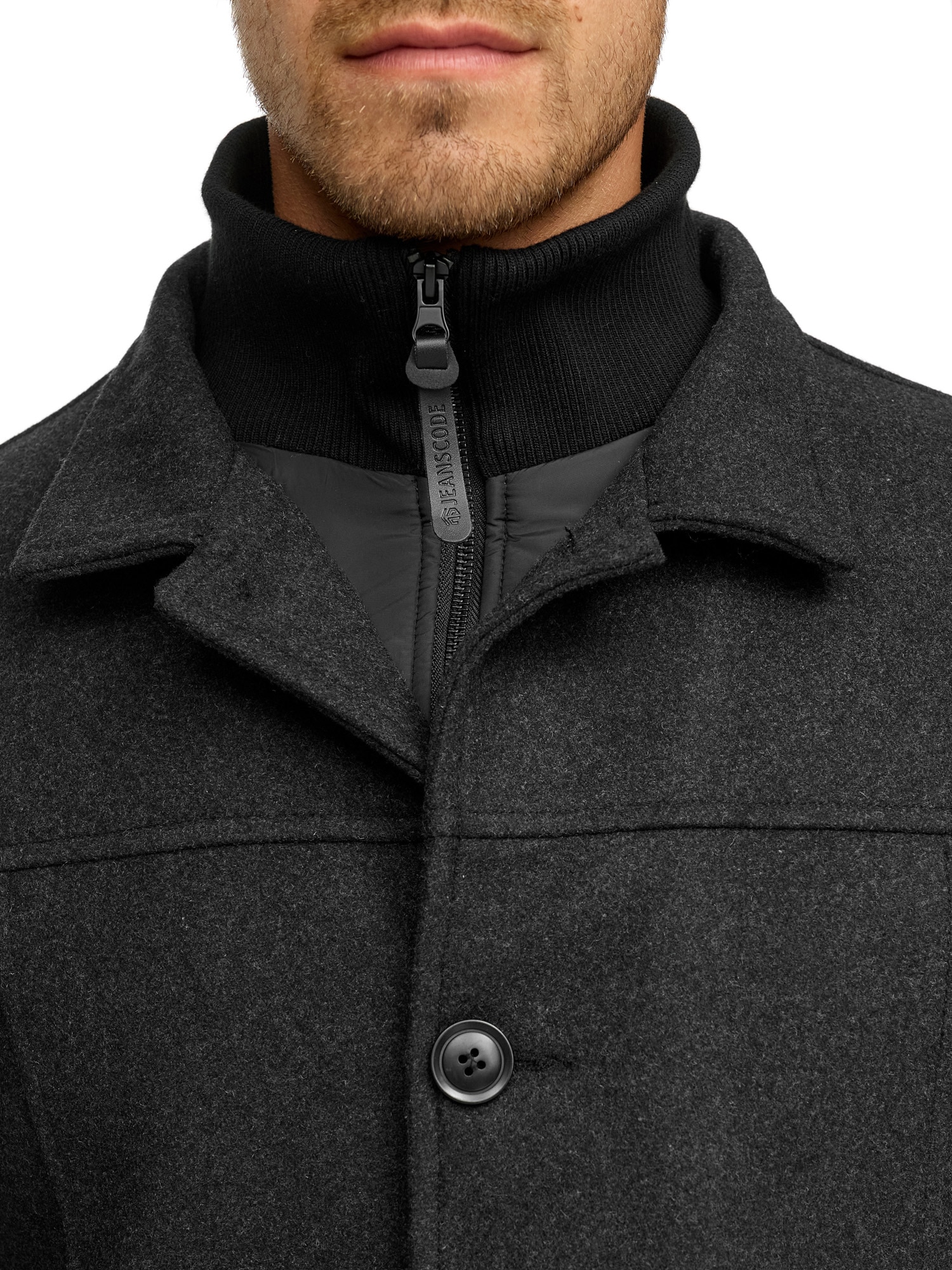 Indicode Wolljacke »INLunik« ohne Kapuze