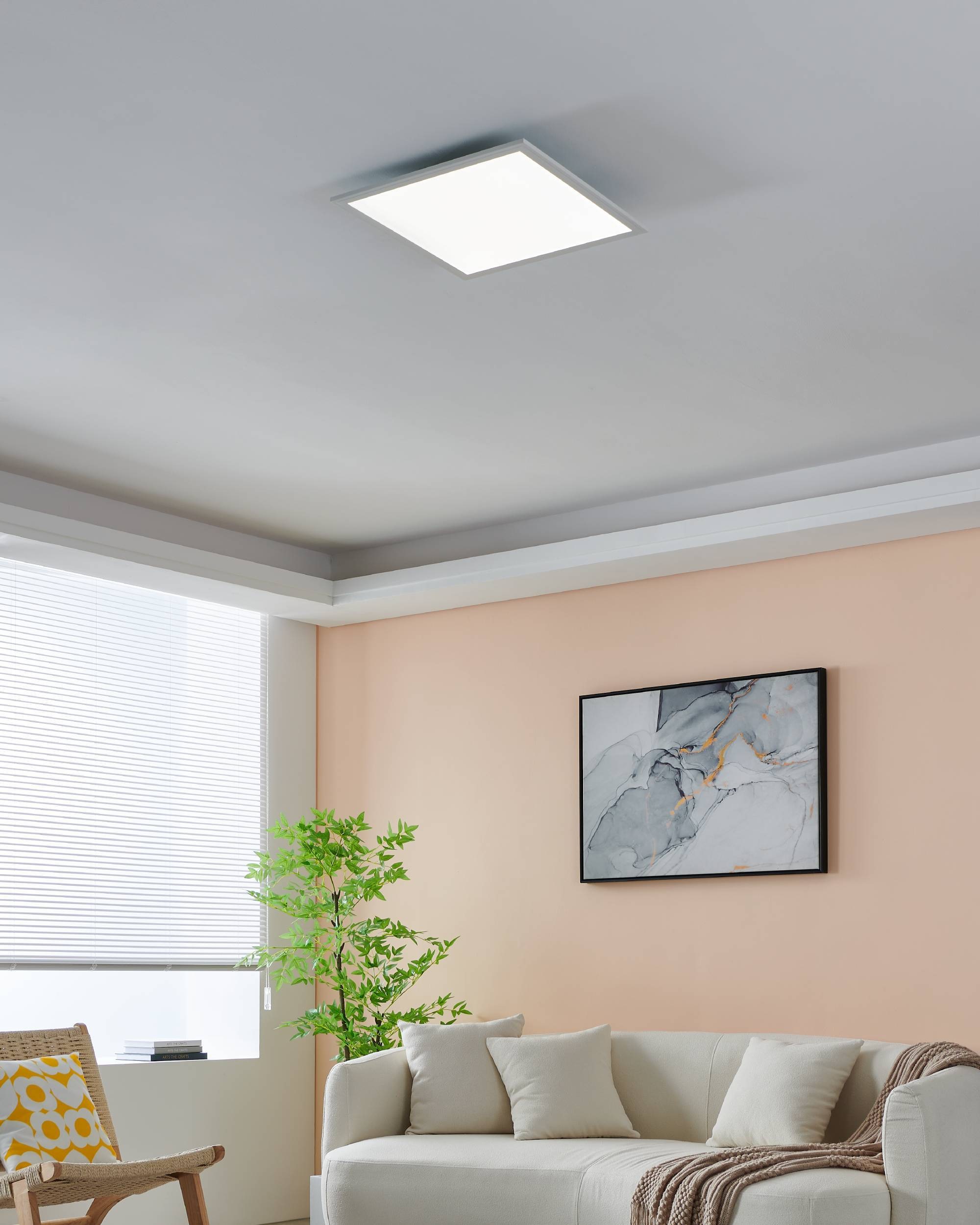 EGLO LED-Deckenleuchte »SALOBRENA-Z«, in weiß aus Alu / inkl. LED fest inte günstig online kaufen