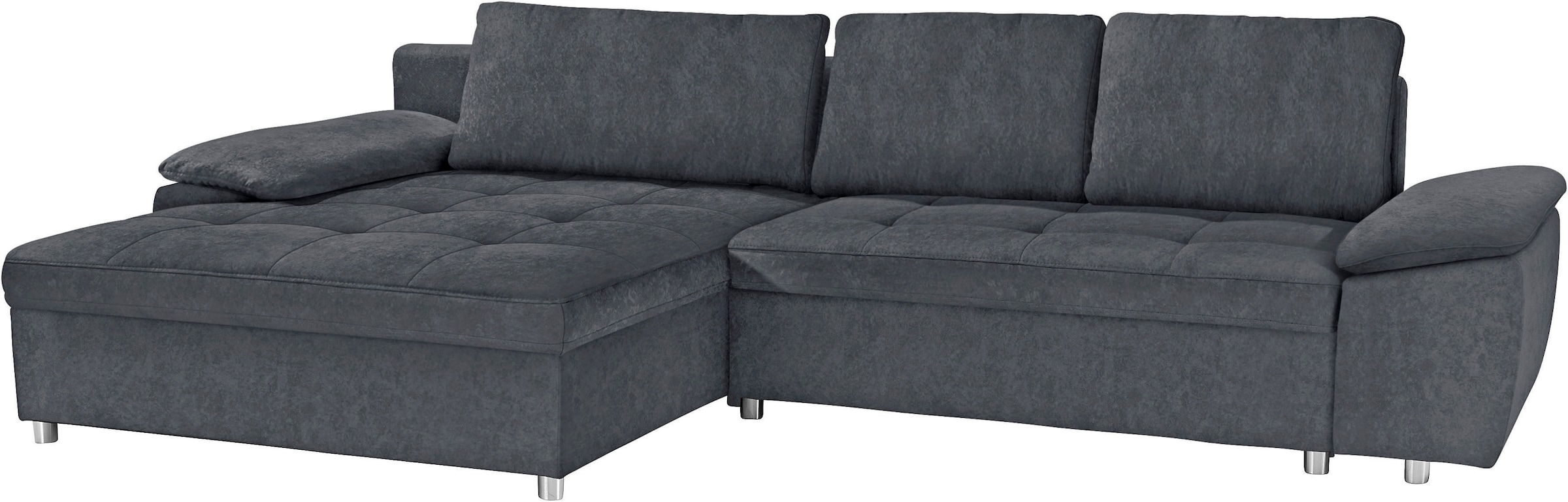 sit&more Ecksofa »Labene L-Form«, wahlweise mit Bettfunktion und Bettkasten, auch als XXL-Variante