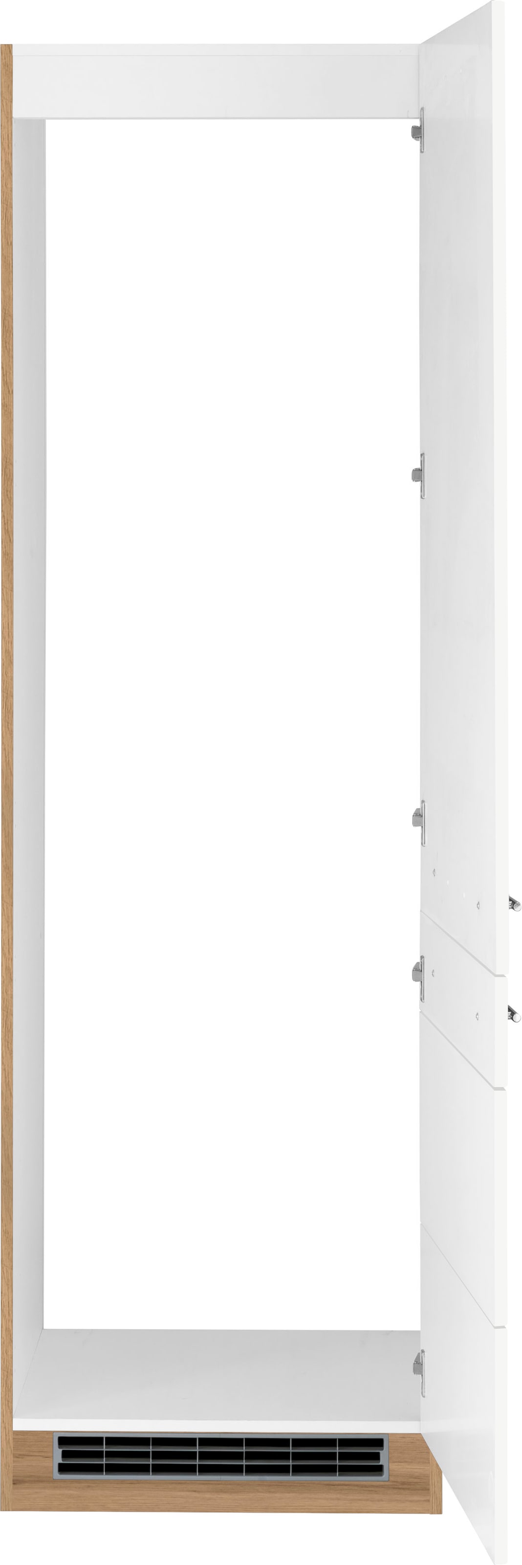 HELD MÖBEL Kühlumbauschrank »Wien«, 60 cm breit, 200 cm hoch, geeignet für Einbau-Kühlgefrierkombination
